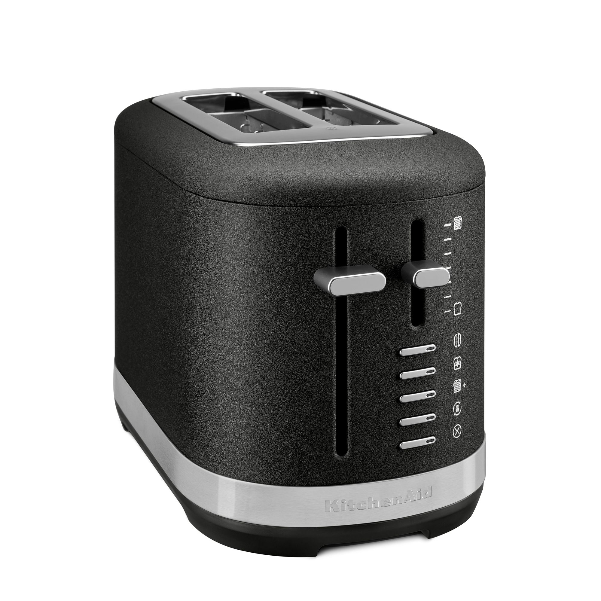 KitchenAid - Toaster with manual operation for 2 slices - cast iron black