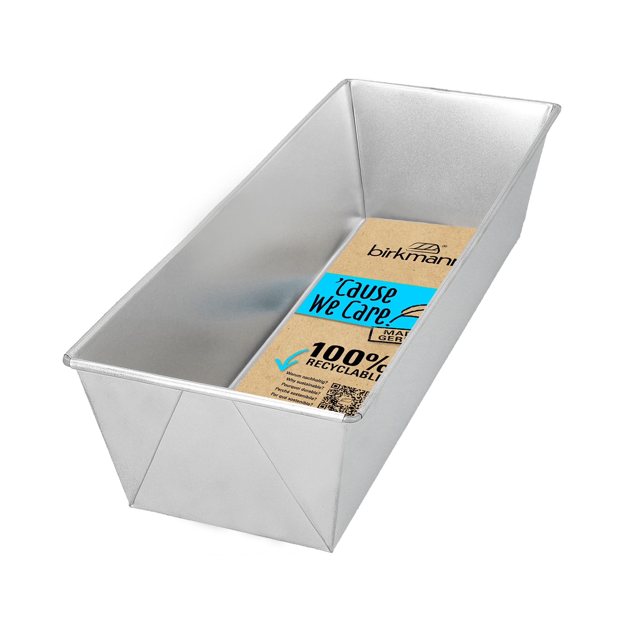 Sustainable Birkmann 30 cm loaf tin made of tinplate