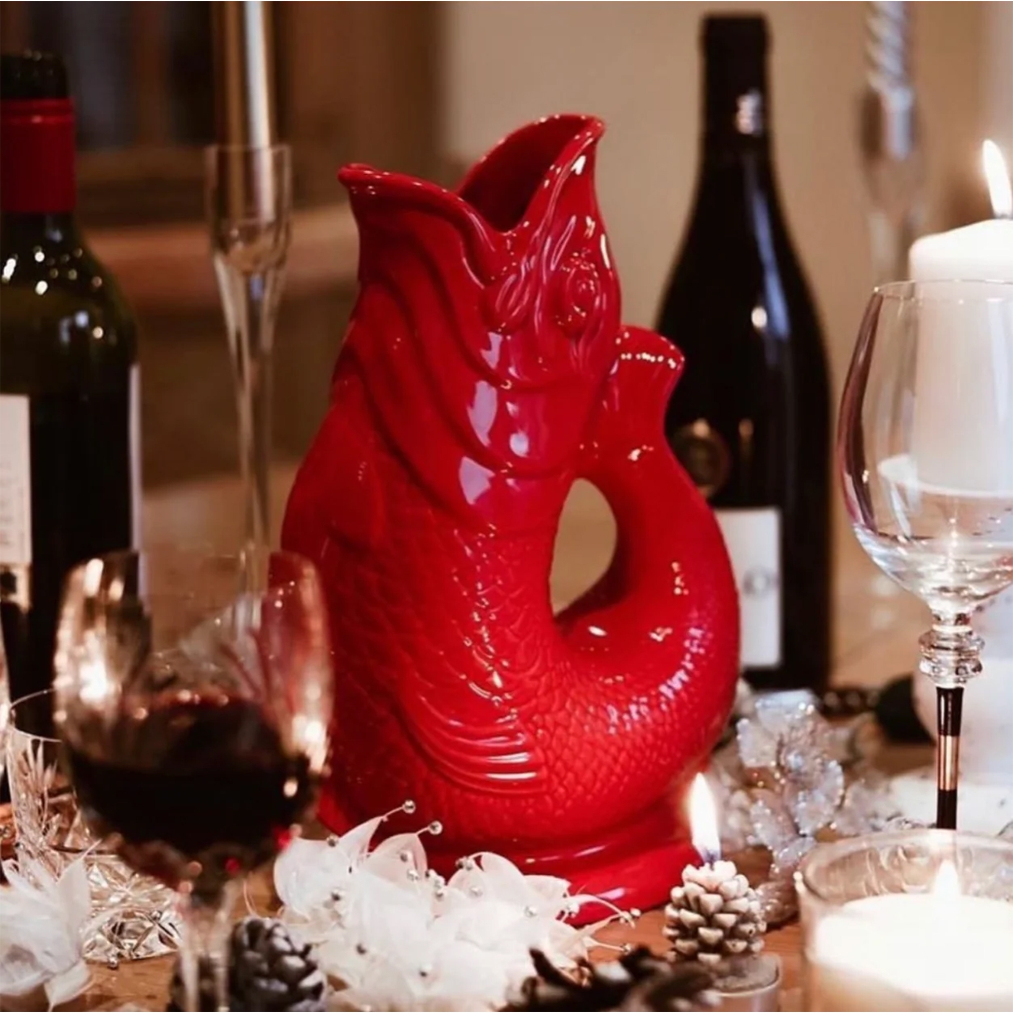 Gluckigluck - Ceramic Carafe L - Red