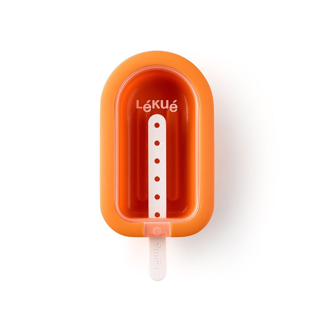 Lékué - Ice cream molds XL stackable, orange