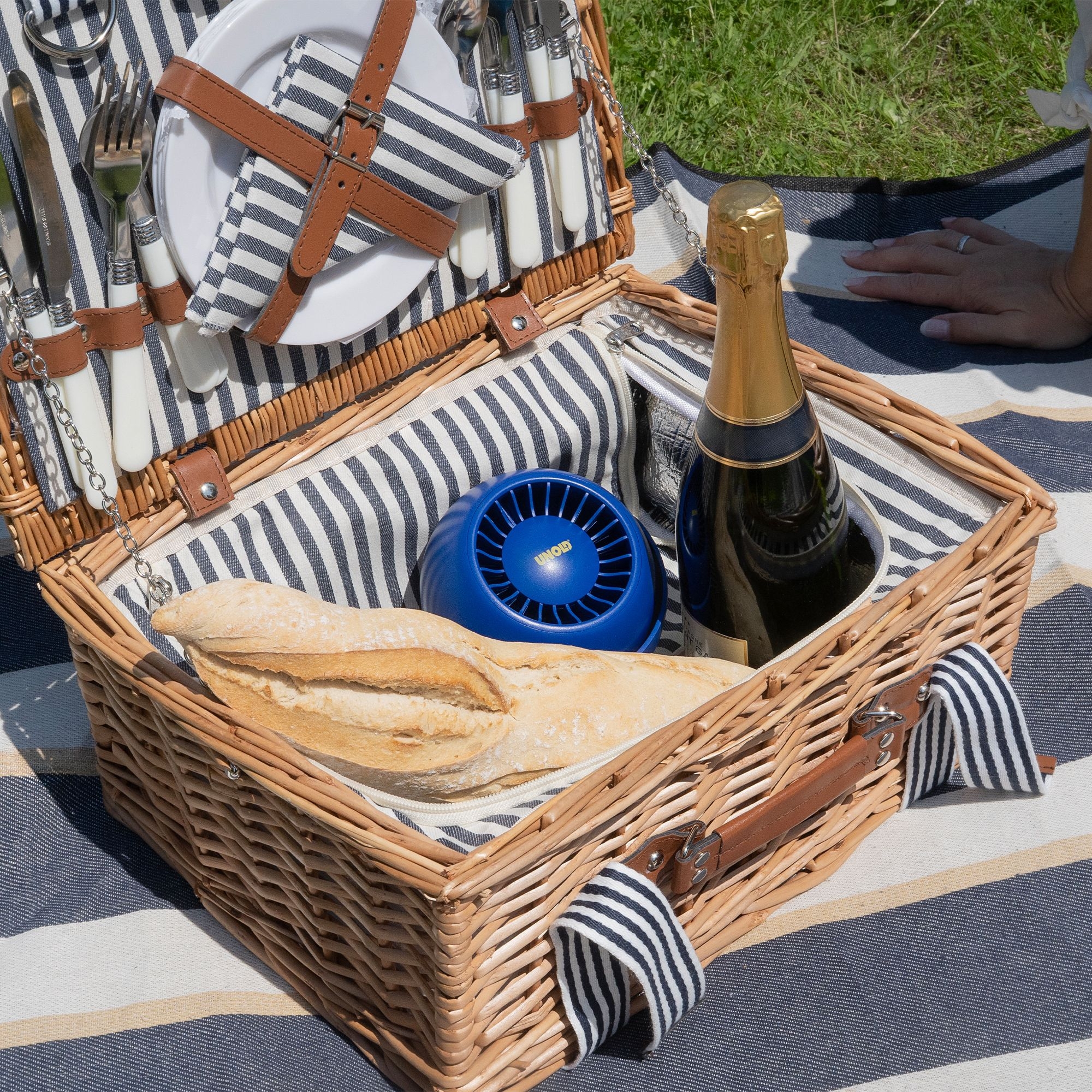 Unold - Ventilator Breezy Bowl - Royalblau