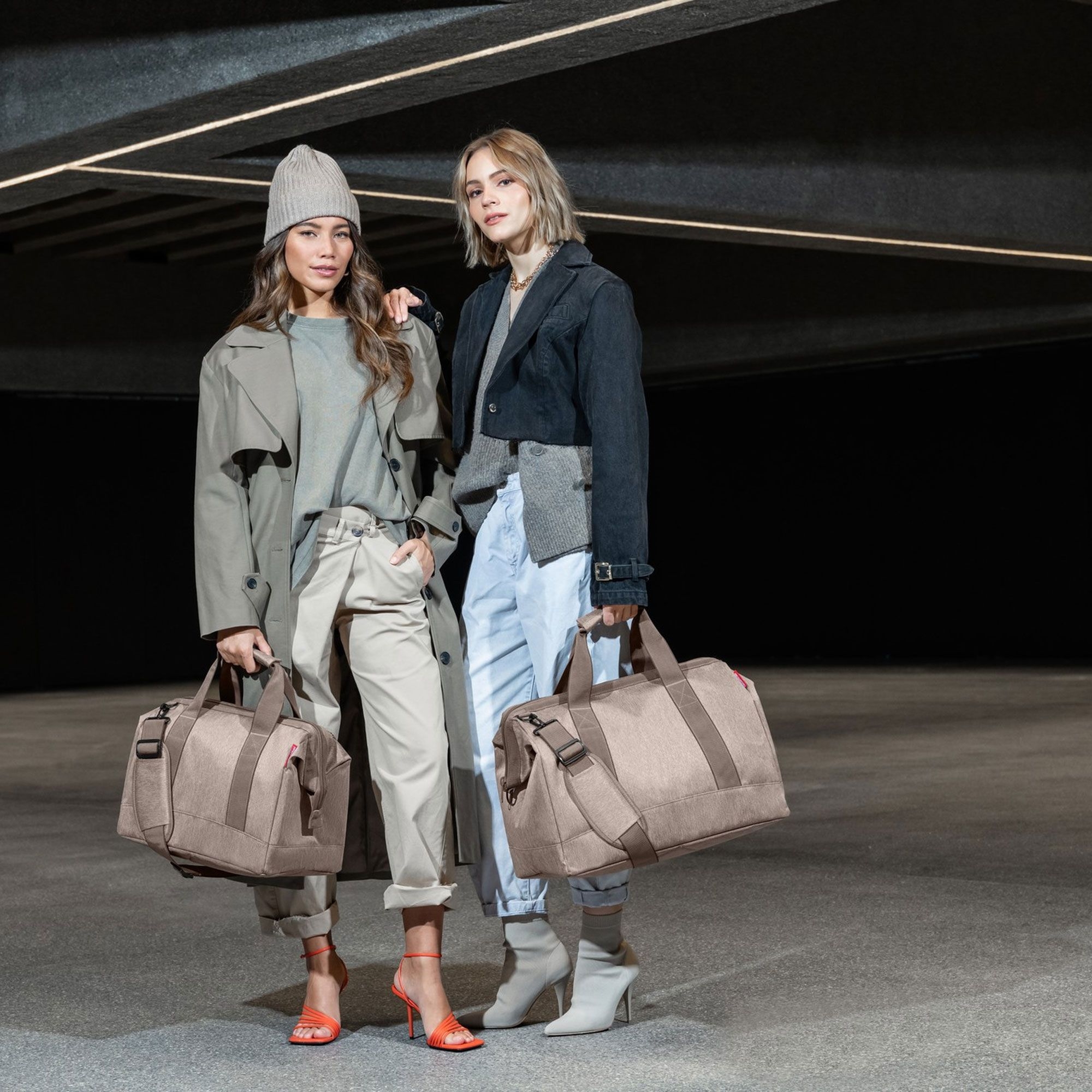 reisenthel - allrounder M - herringbone mokka