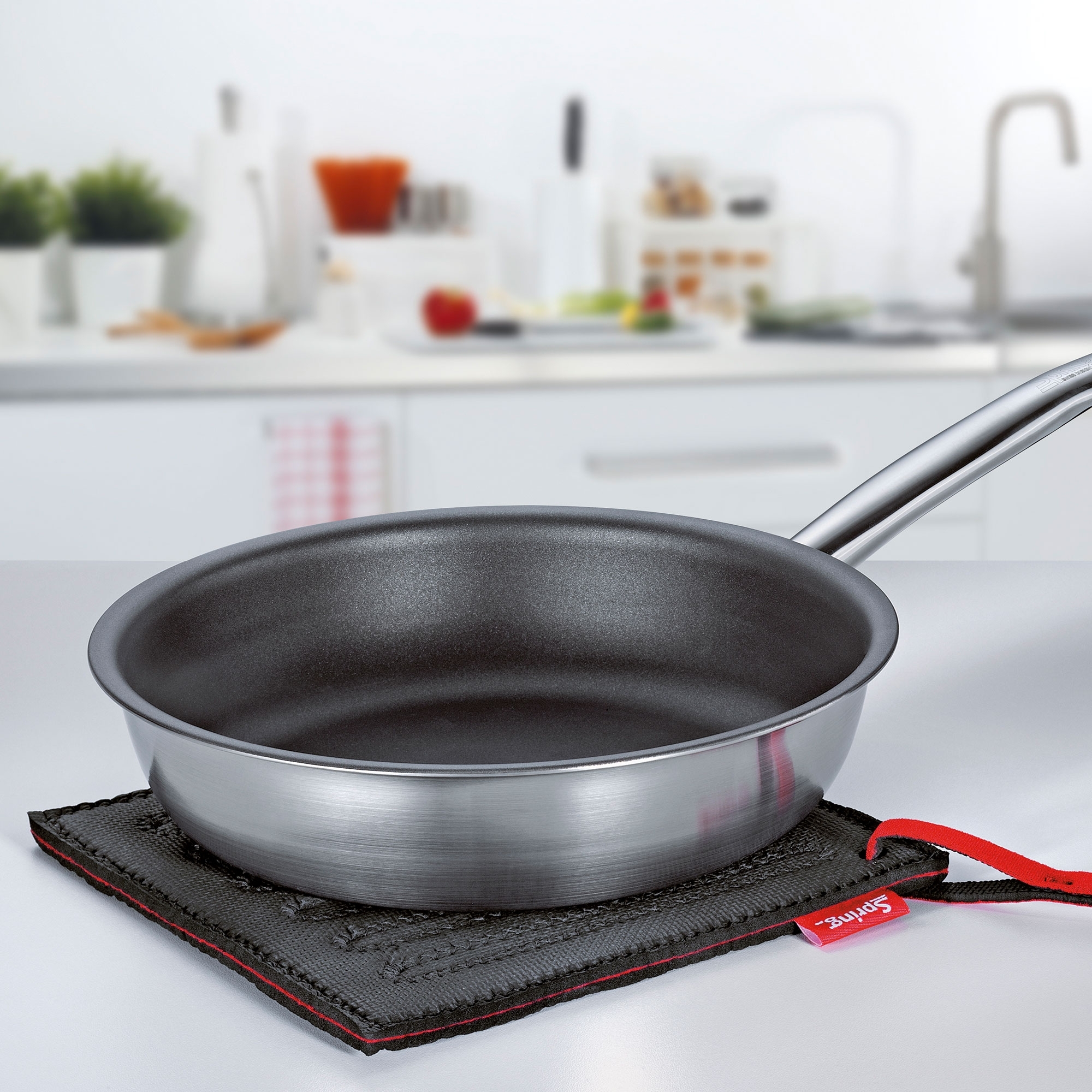 Spring - Untersetzer GRIPS eckig, rot Spring - Untersetzer GRIPS eckig, rot