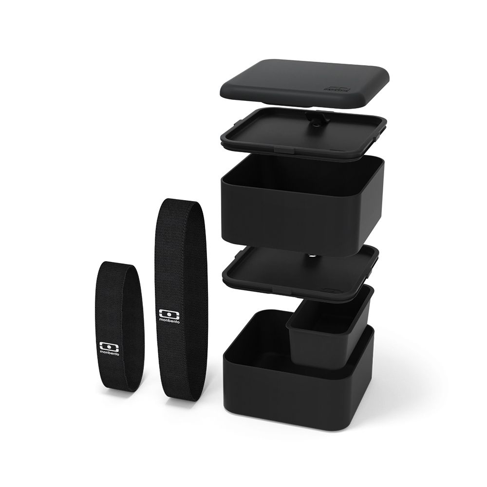 monbento - Square Bento Box onyx monbento - Square Bento Box onyx