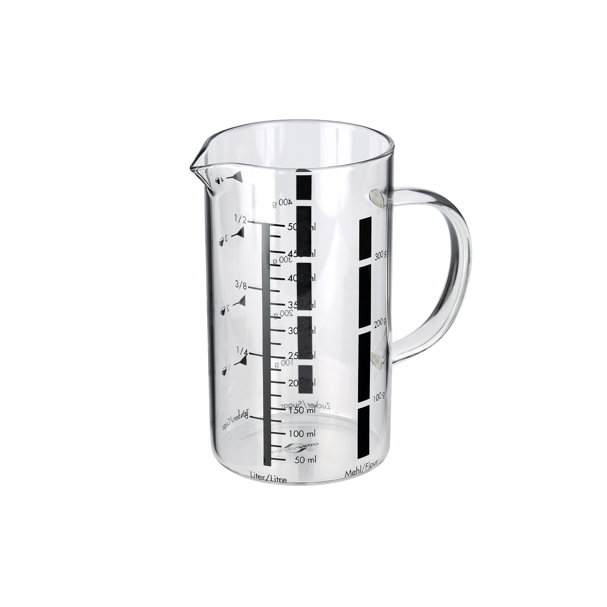 Küchenprofi - Measuring Cup with Handle - Borosilicate Glass - 500 ml
