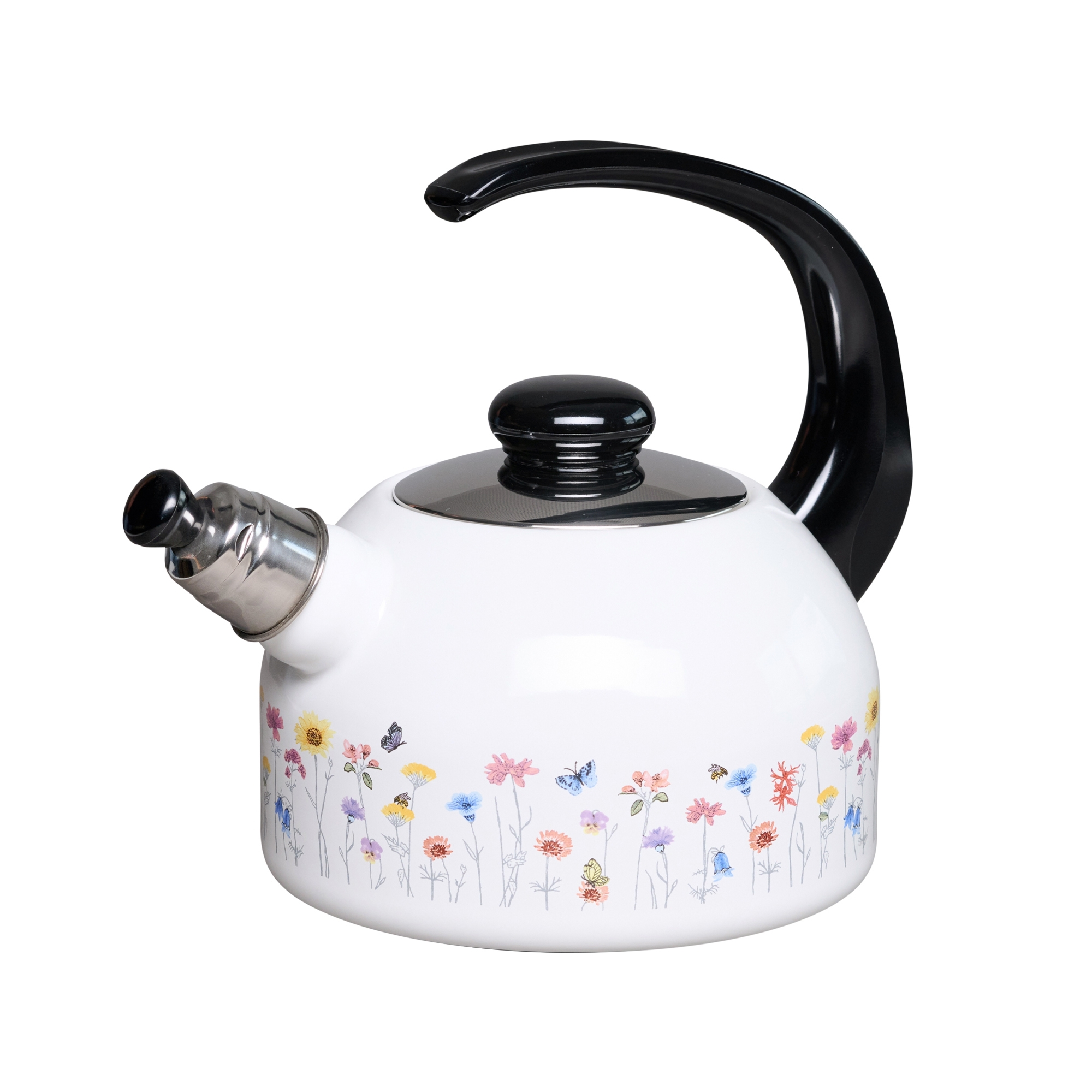 Riess special decor - FLORA - kettle with flute Riess special decor - FLORA - kettle with flute