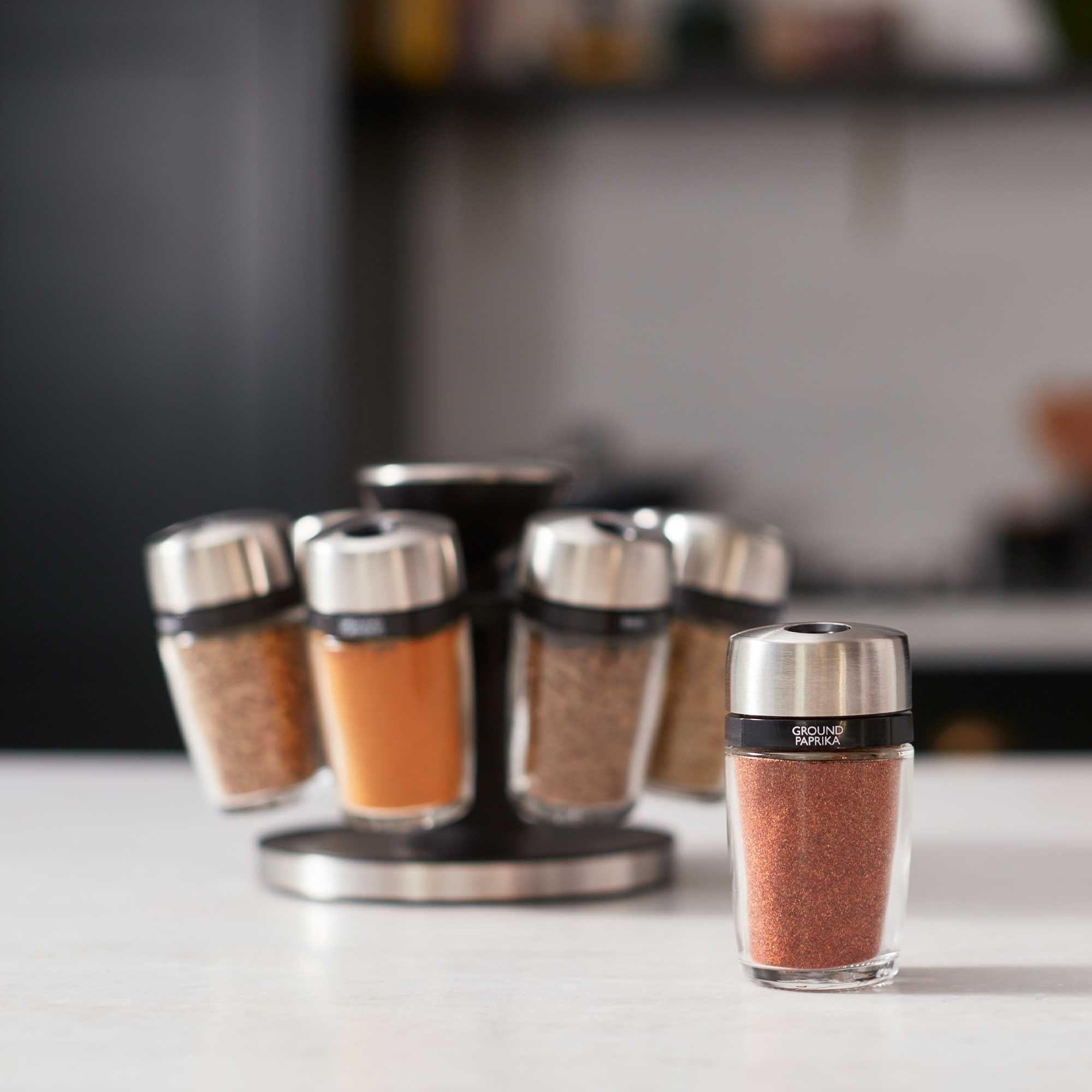 COLE & MASON - Cambridge Herb and Spice Carousel | 8 Jars