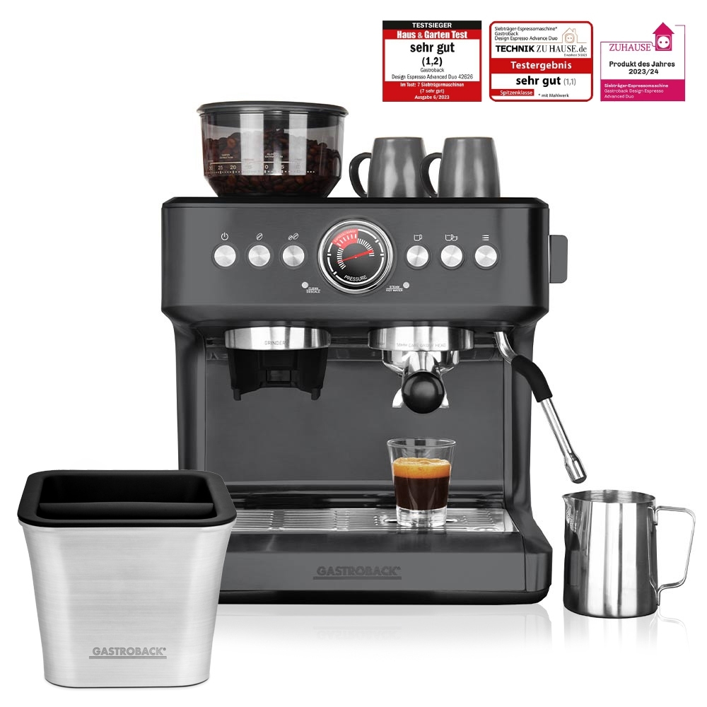 Gastroback - Design Espresso Advanced Duo | Espresso machine Black