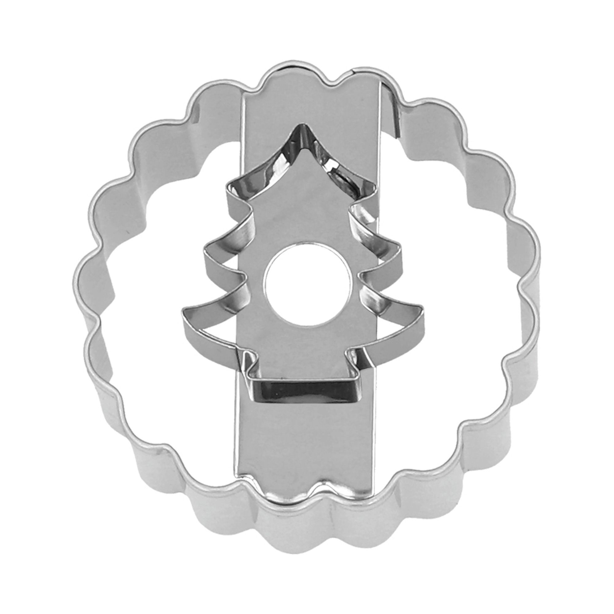 Birkmann - Cookie cutter - linzer pine tree - 5 cm