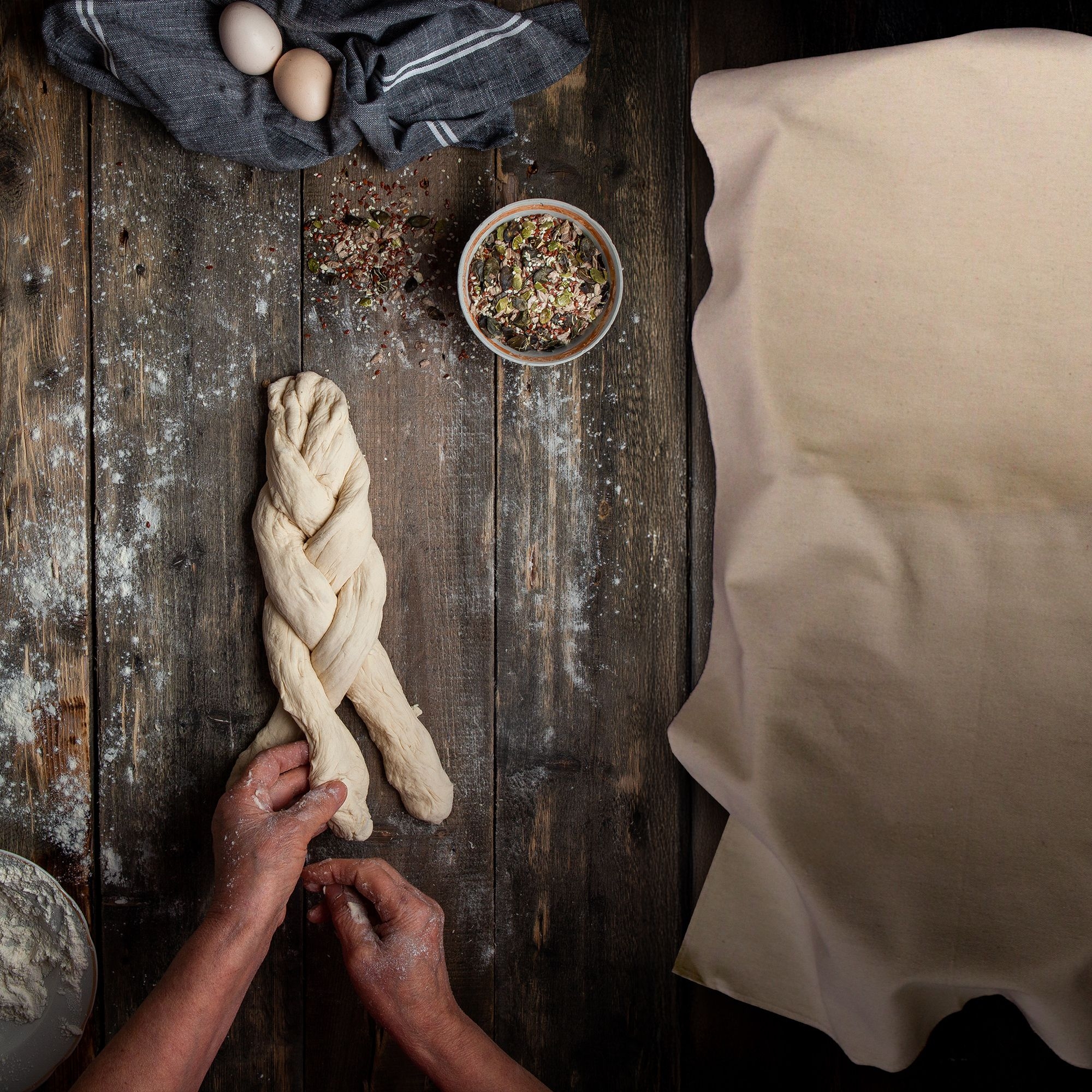 Bäckerleinen/Fermentiertuch - groß - 43 x 76 cm | Culinaris Bäckerleinen/Fermentiertuch - groß - 43 x 76 cm | Culinaris