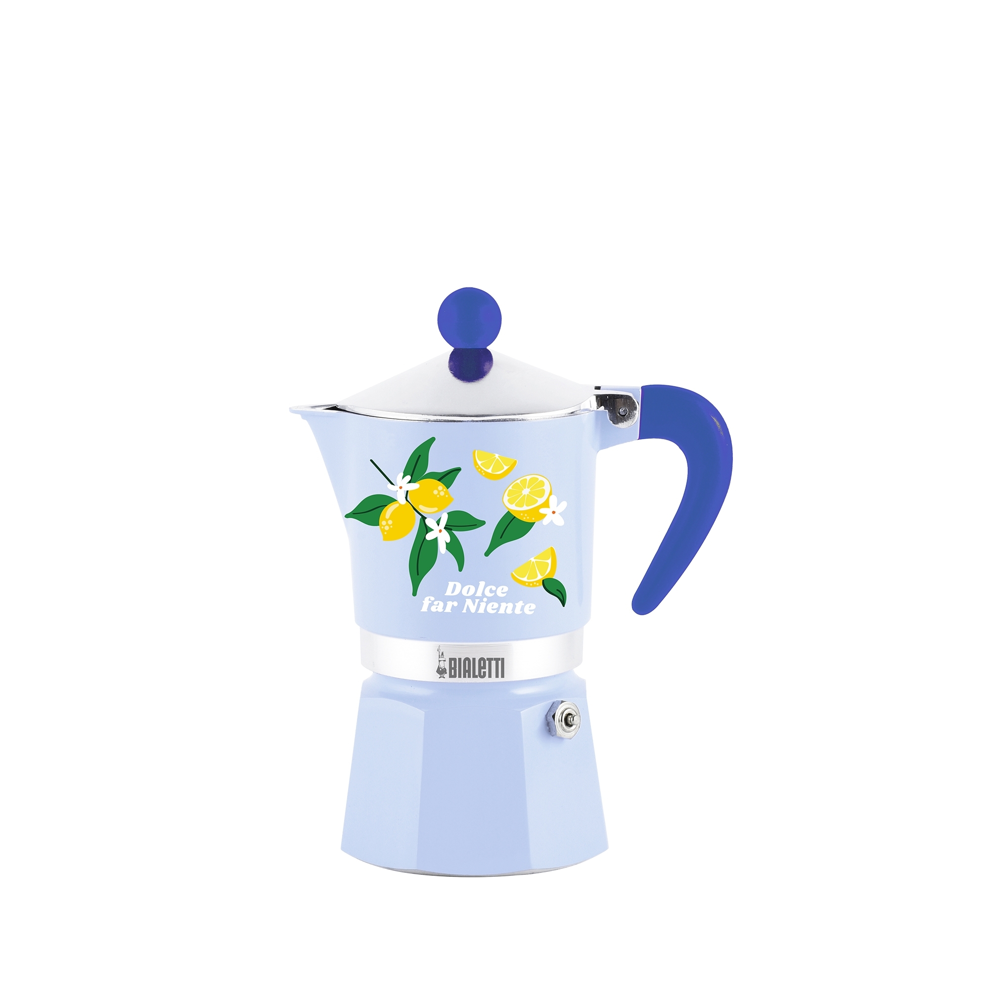 Bialetti - Mercato Della Frutta Espressokocher Rainbow, 3 Tassen - lemon