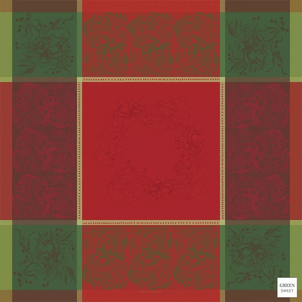 Garnier-Thiebaut Tischdecke - Noel Fruite Rouge - GS - verschiedene Größen Garnier-Thiebaut Tischdecke - Noel Fruite Rouge - GS - verschiedene Größen