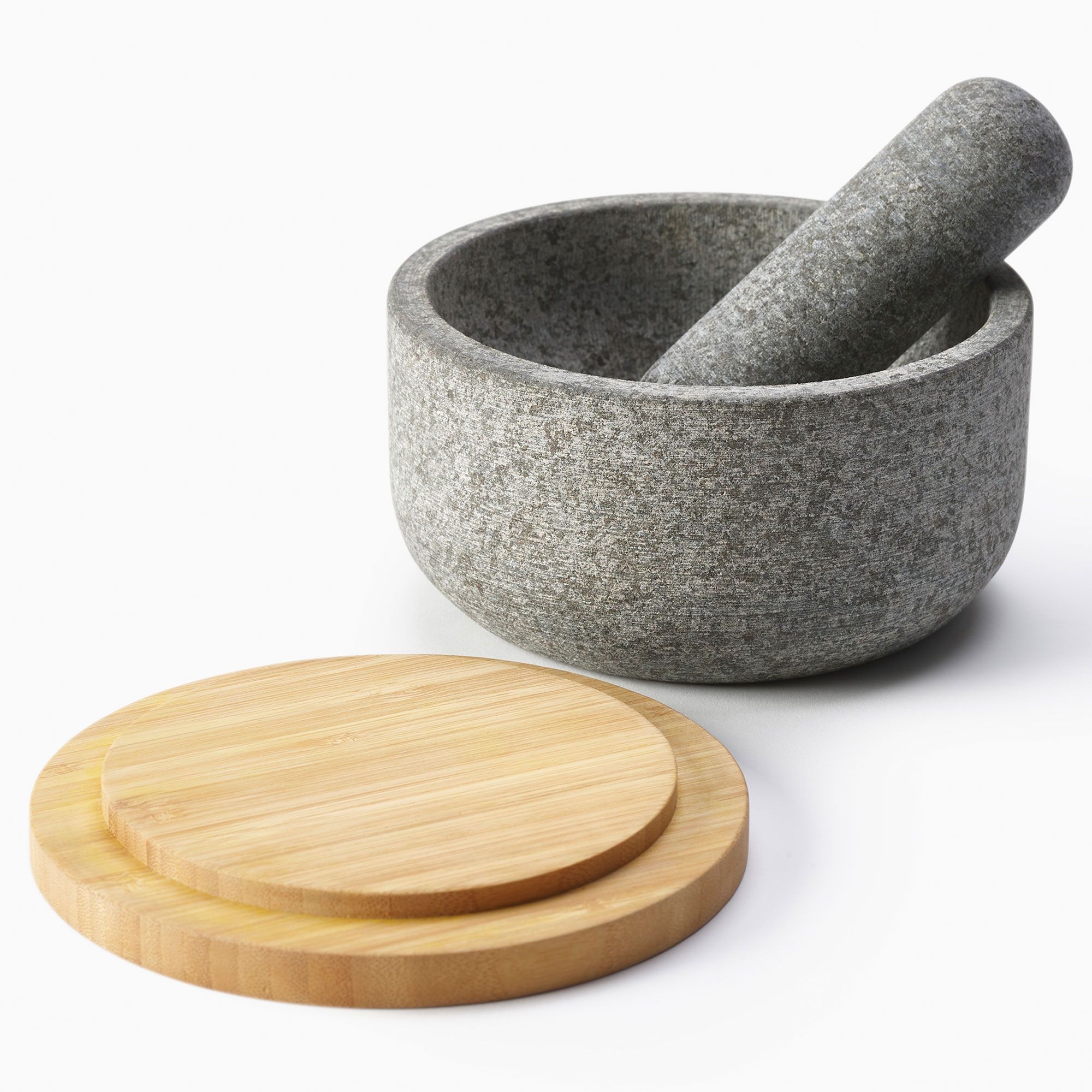 Joseph Joseph - Dash™ Pestle & Mortar with Bamboo Lid Joseph Joseph - Dash™ Pestle & Mortar with Bamboo Lid
