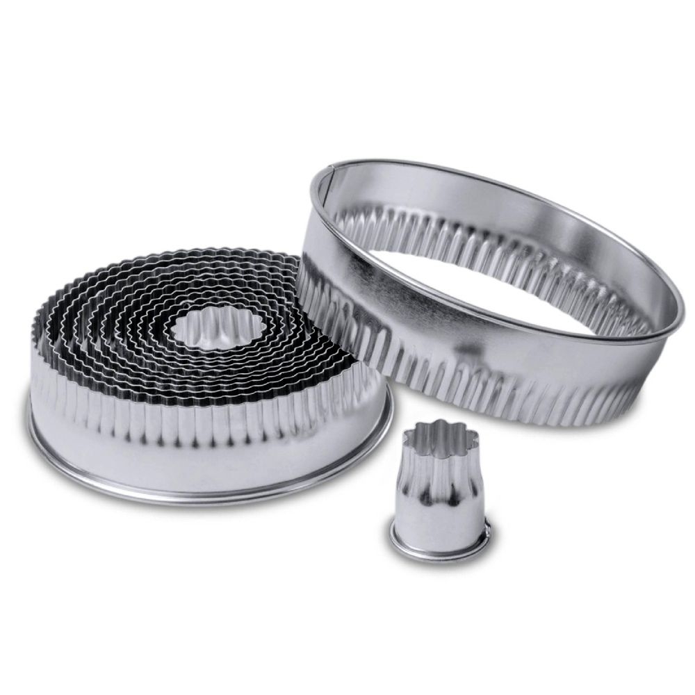 Städter - Cookie Cutter Ring corrugated Set - Set of 14