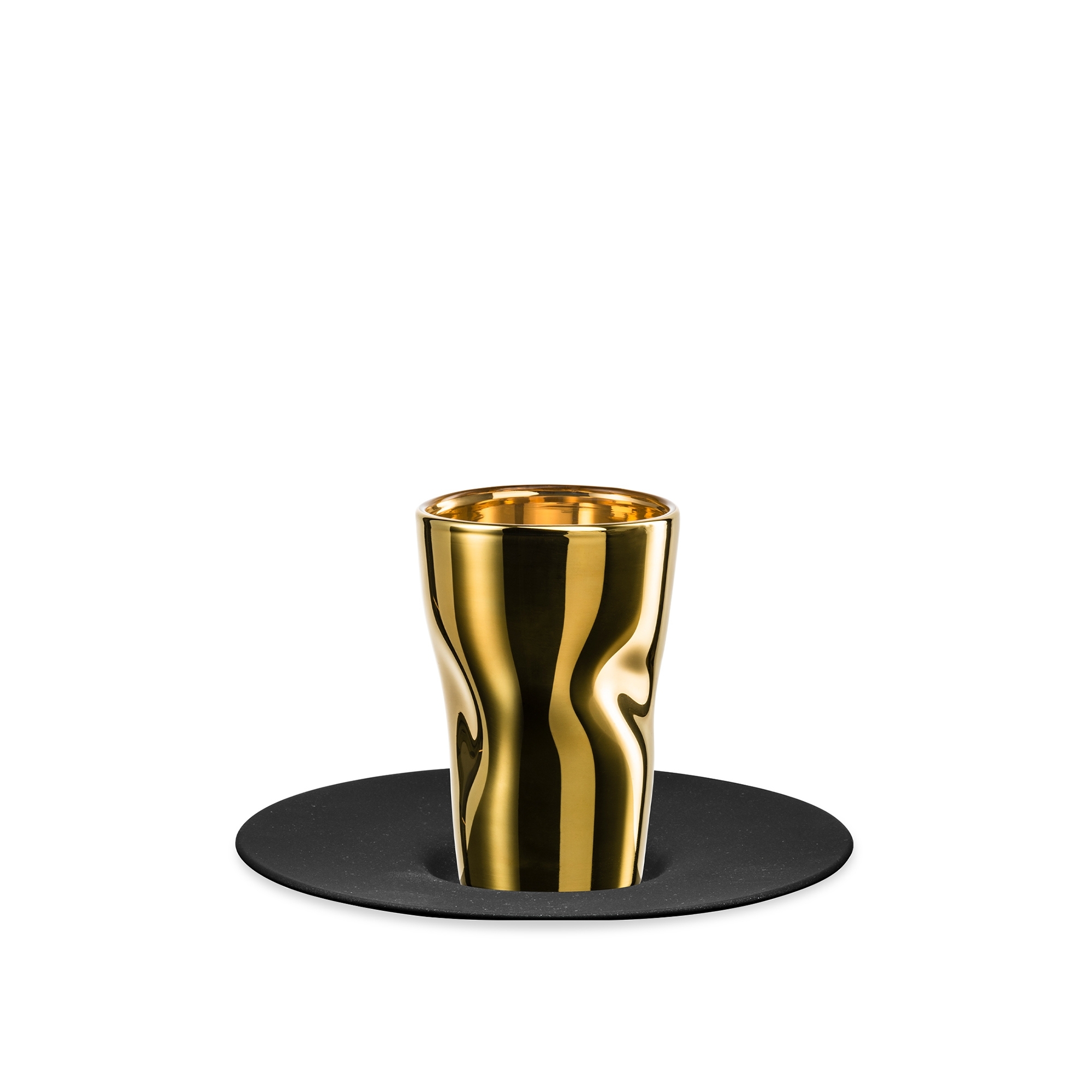 Eisch – Espresso Set UNIK, gold/black