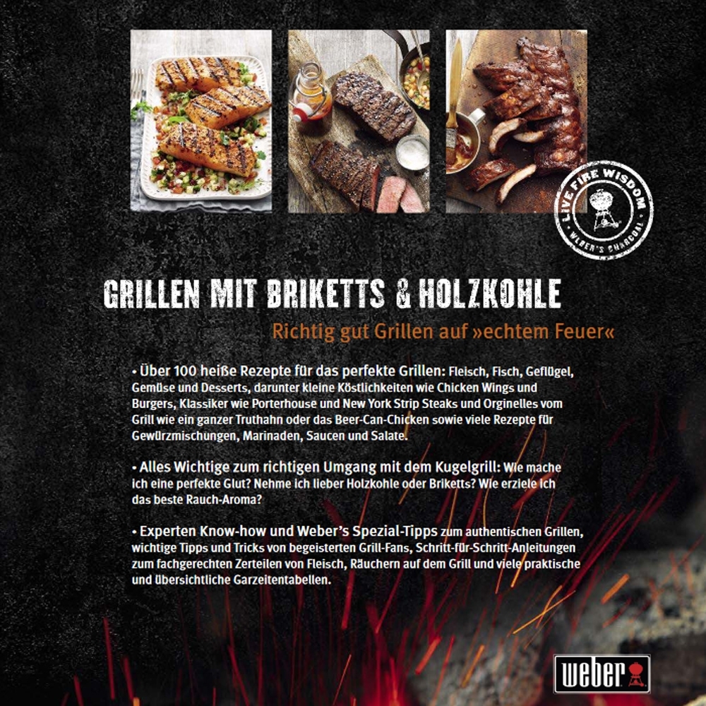 GU - Weber's Grillen mit Briketts & Holzkohle