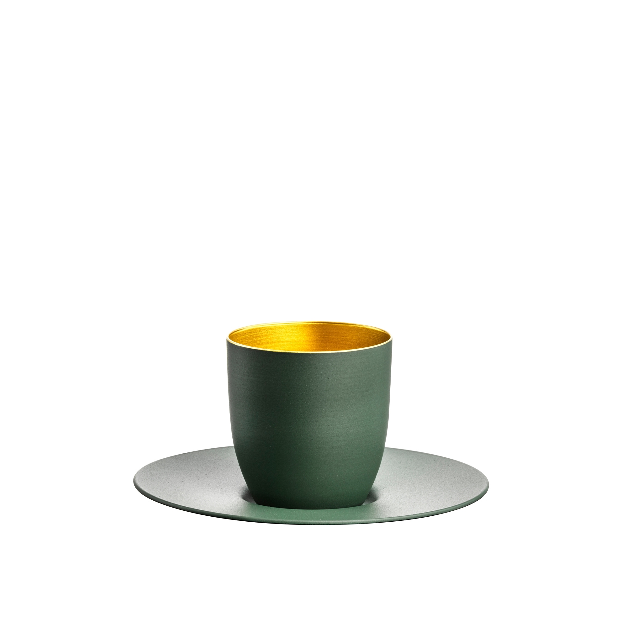 Eisch – COSMO COLLECT espresso set, green/gold