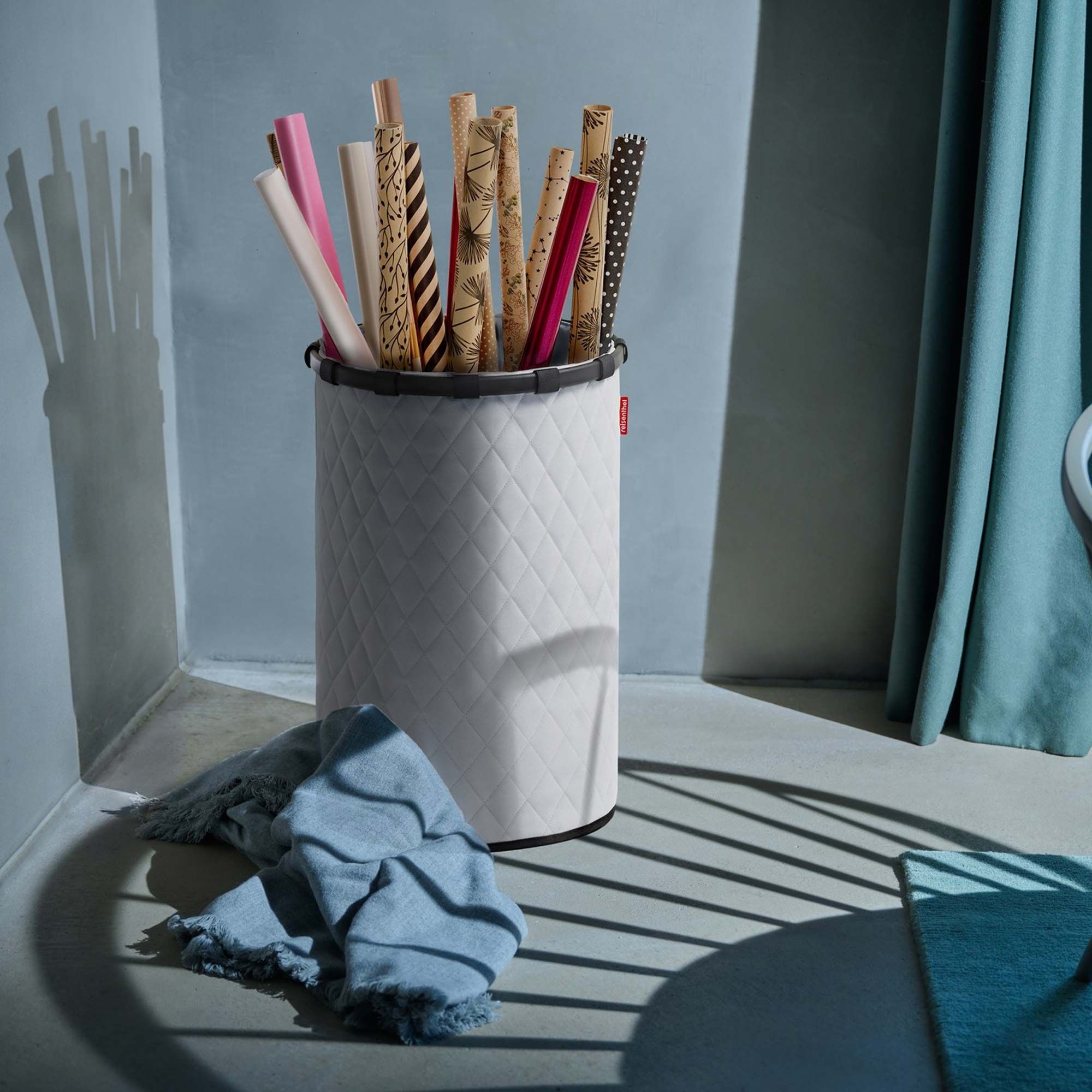 reisenthel - homebasket L - frame rhombus light grey reisenthel - homebasket L - frame rhombus light grey