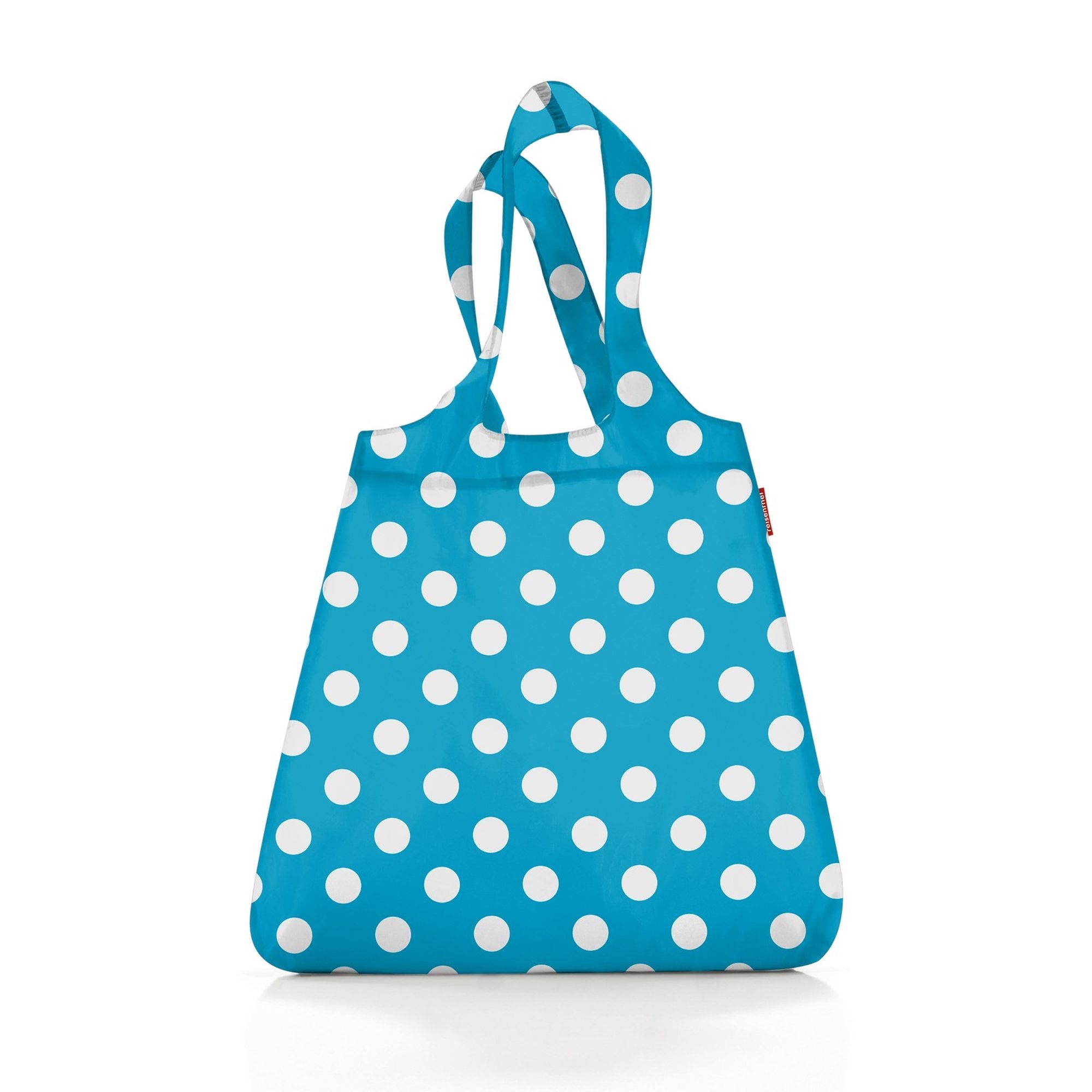 reisenthel - mini maxi shopper -  dots white light blue reisenthel - mini maxi shopper -  dots white light blue