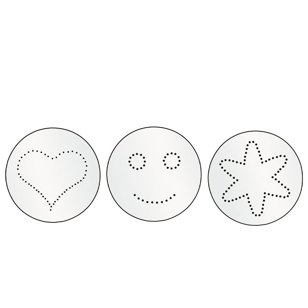 cilio - Decorating dredger - with 3 patterns cilio - Decorating dredger - with 3 patterns