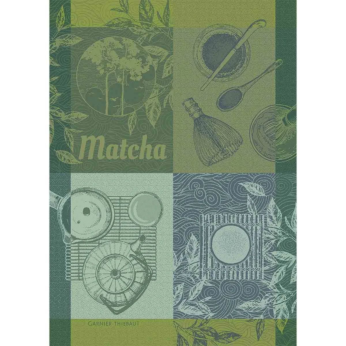 Garnier-Thiebaut - Tea towel Matcha Vert