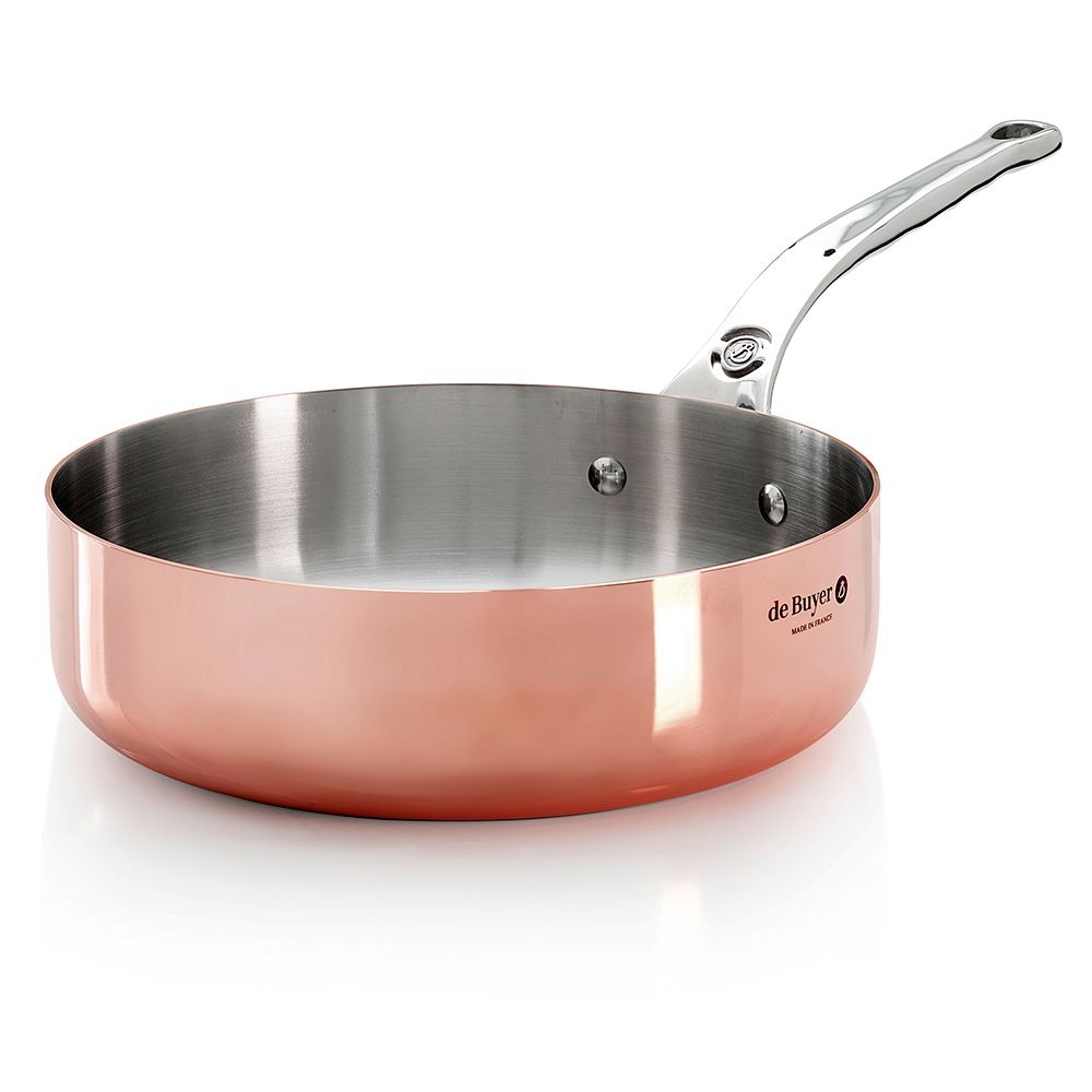 de Buyer - Kupfer Sauteuse gerade - Inocuivre