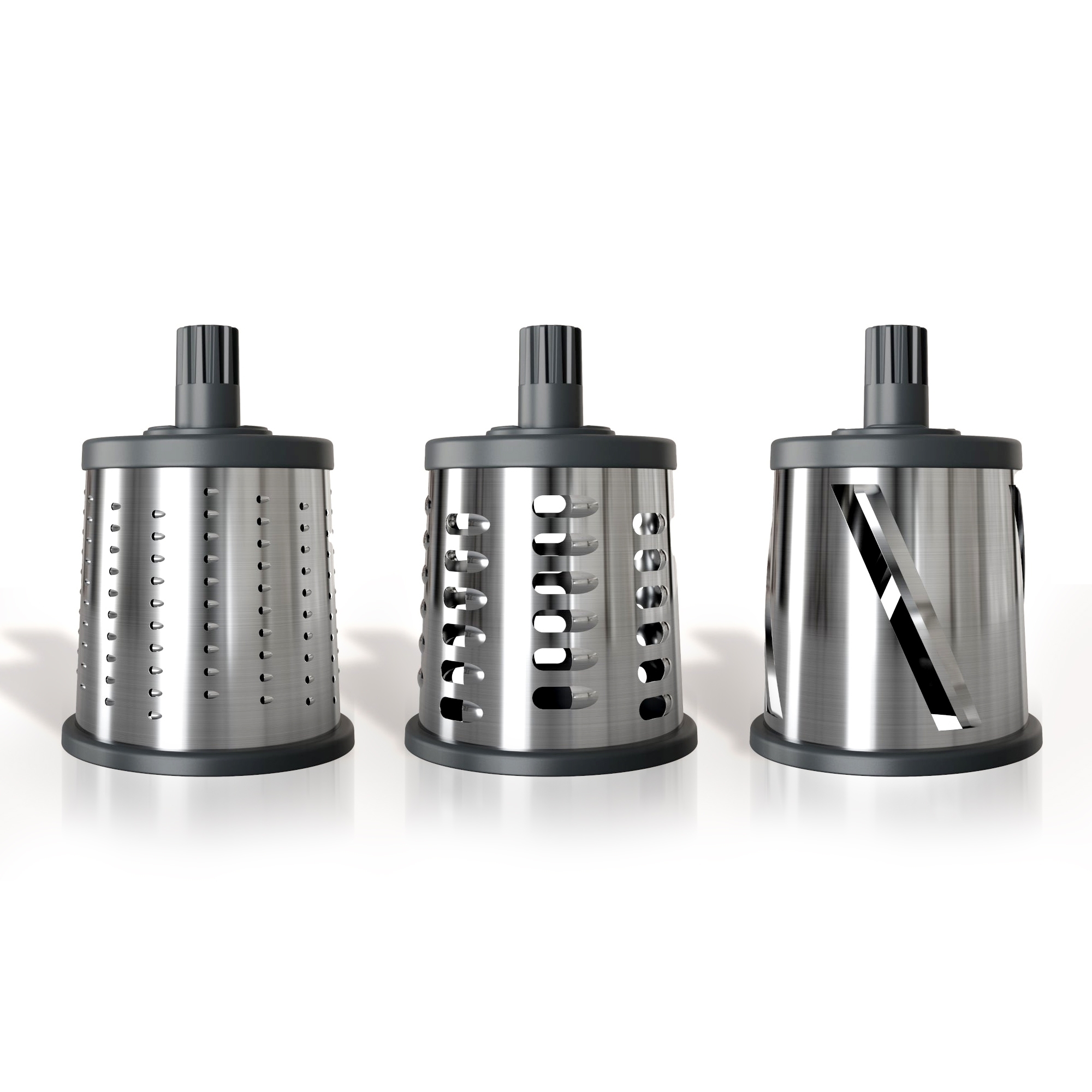 ZYLISS - Alu Drum Grater Gourmet | Set with 3 drums
