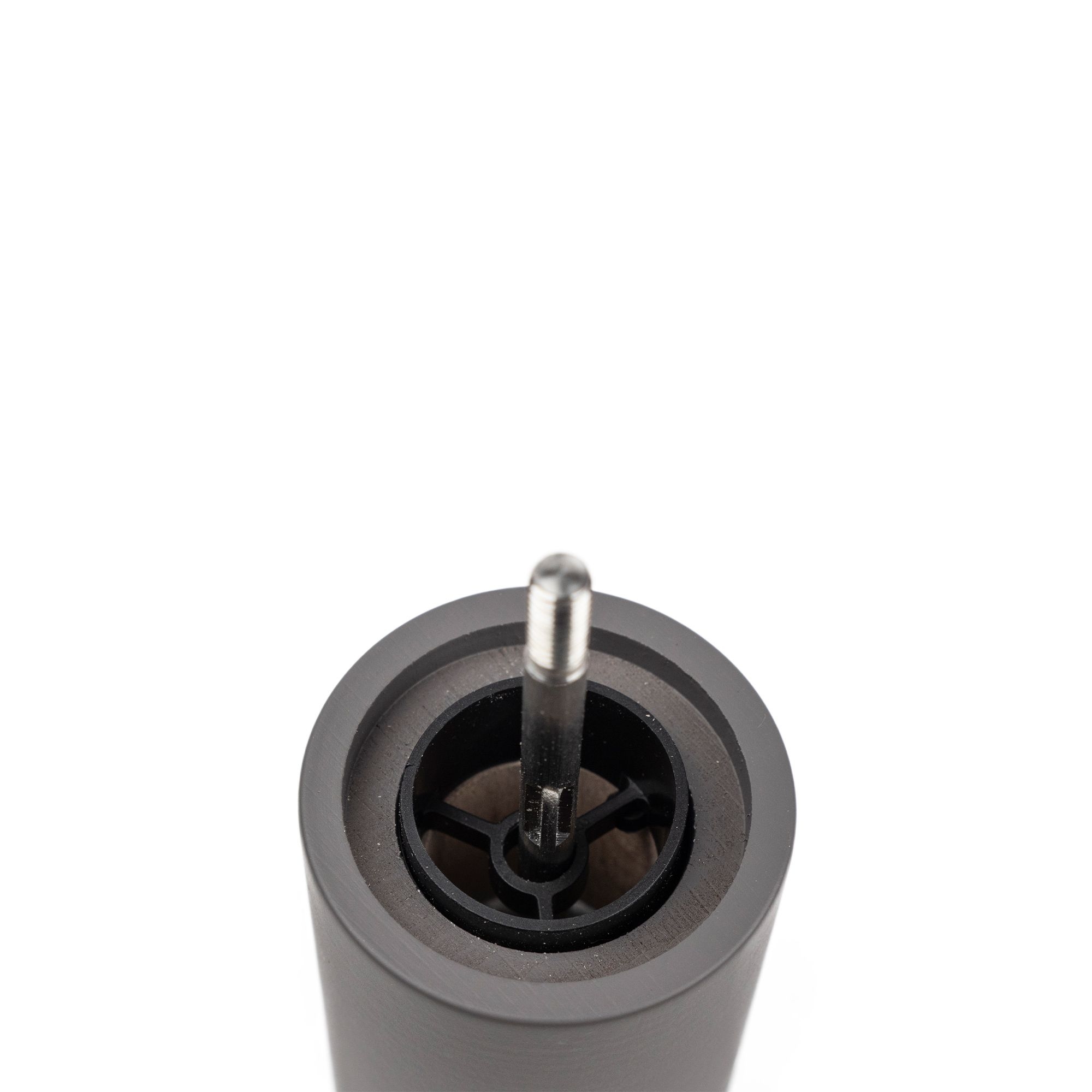 Detailansicht Mechanik Peugeot Pfeffermühle Boreal felsgrau