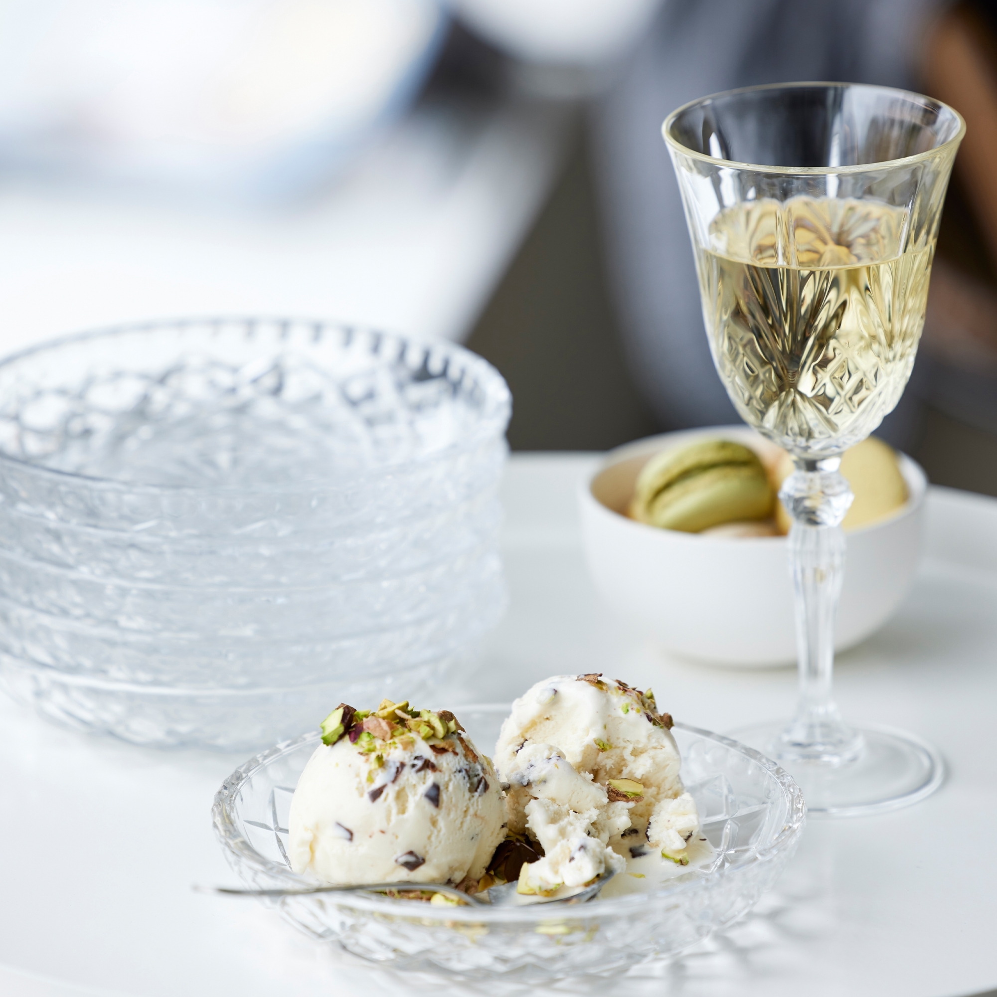 Lyngby Glass - Sorrento - Plate 16 cm - Clear - 6 pcs.