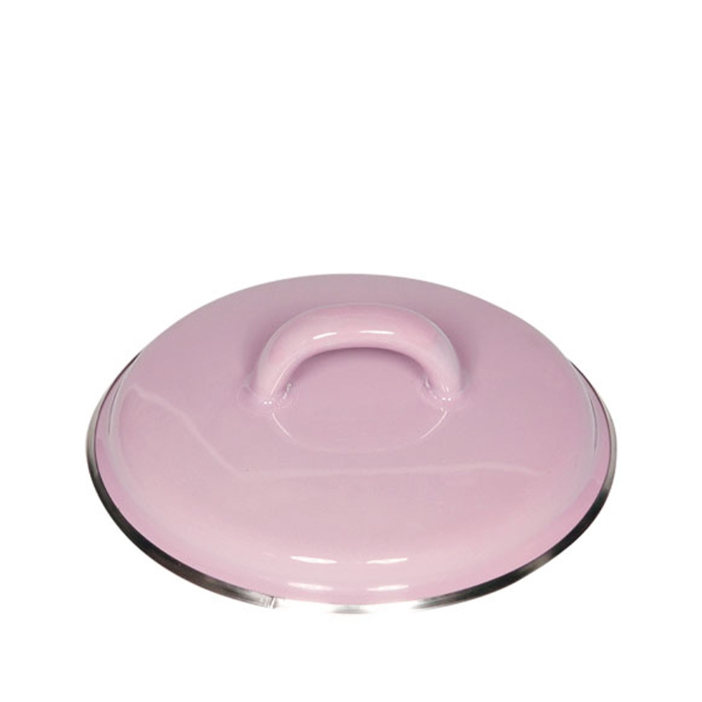 Riess CLASSIC - Bunt/Pastell - Deckel mit Chromrand 12 cm Rosa