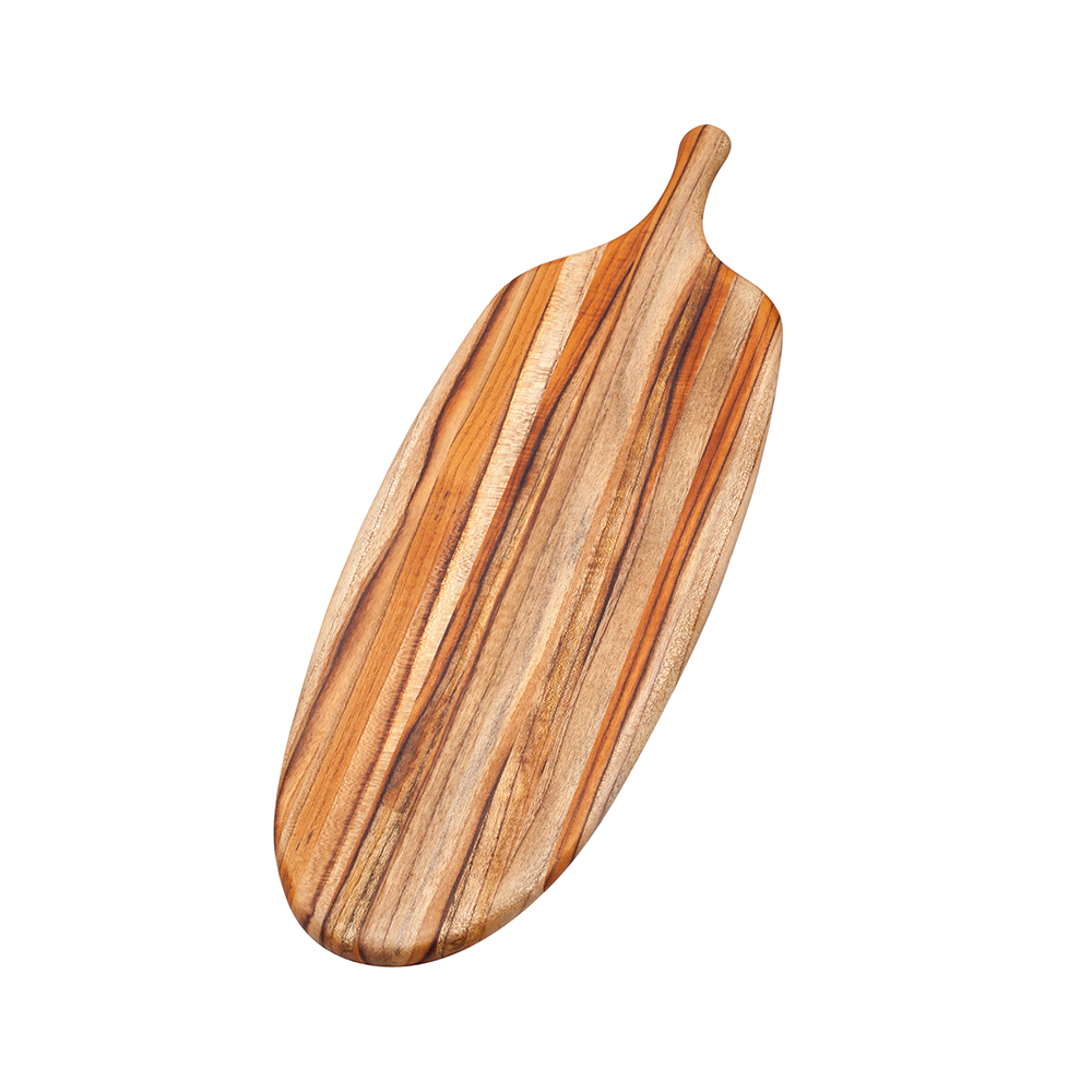 TeakHaus - Canoe Collection Boards - Teak cutting board with handle