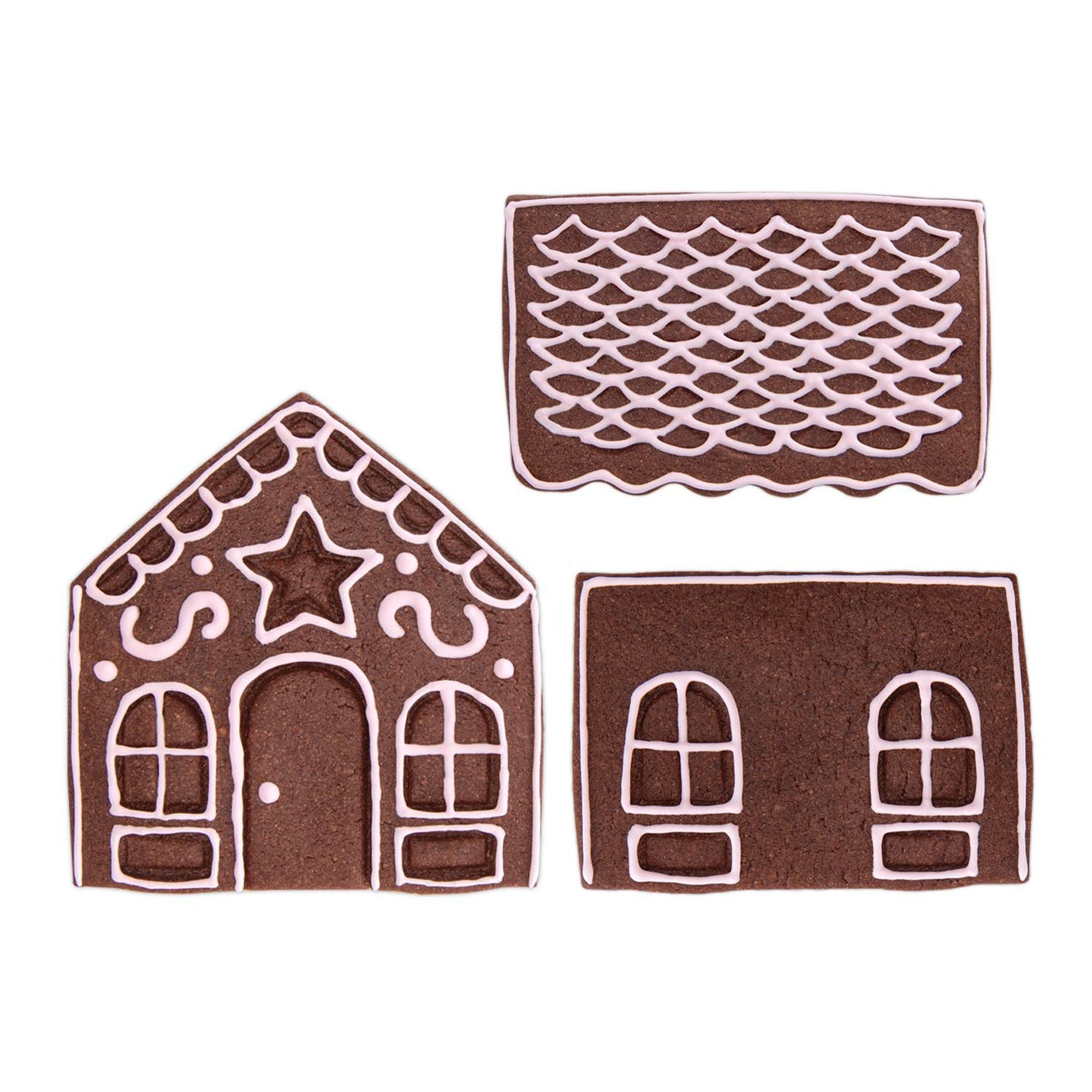 Städter - Prägeausstecher Kekshaus - 3-tlg. Städter - Prägeausstecher Kekshaus - 3-tlg.