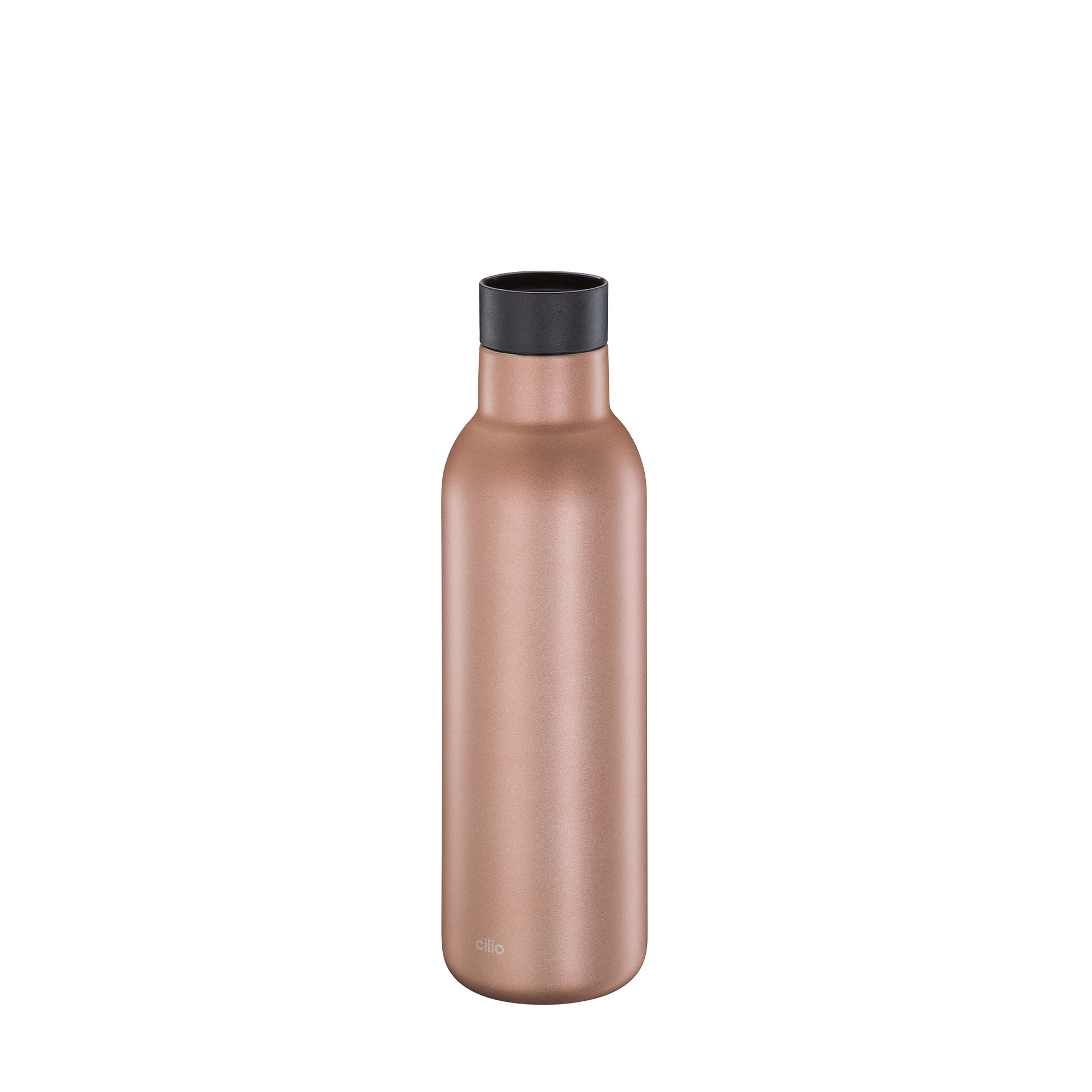 cilio - Isoliertrinkflasche DELUXE - 450 ml, roségold matt