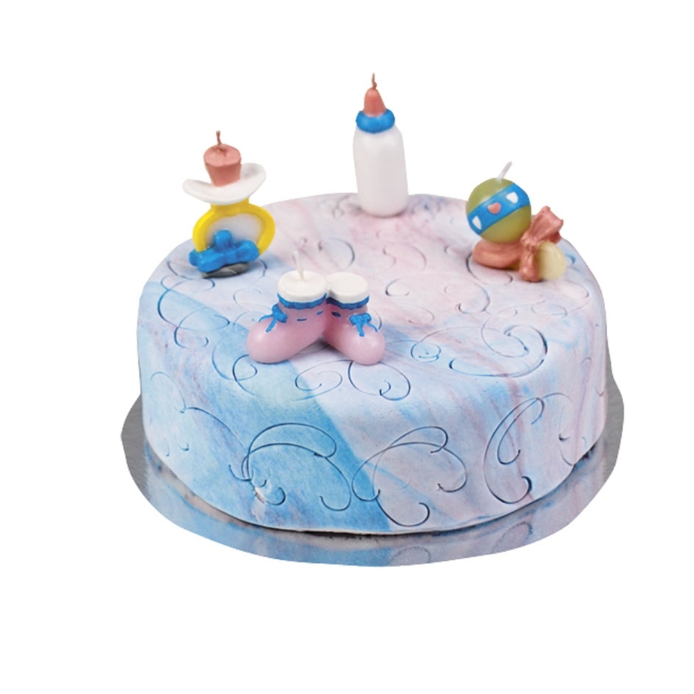 Städter - Kerze Baby Bunt - 2,5–5 cm - 4-teiliges Set Städter - Kerze Baby Bunt - 2,5–5 cm - 4-teiliges Set