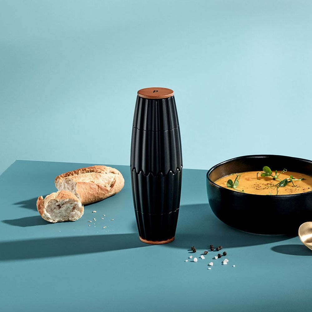 AdHoc MagTwo 19,5 cm magnetische Salz- und Pfeffermühle