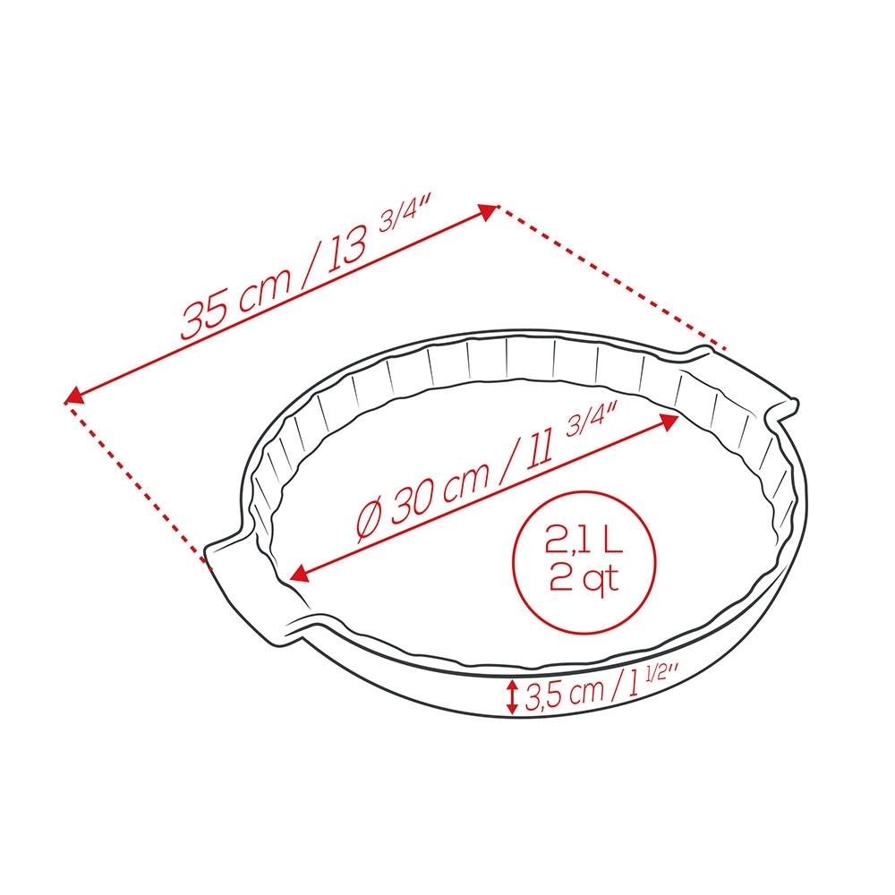 Peugeot Appolia - Tart Dish Peugeot Appolia - Tart Dish