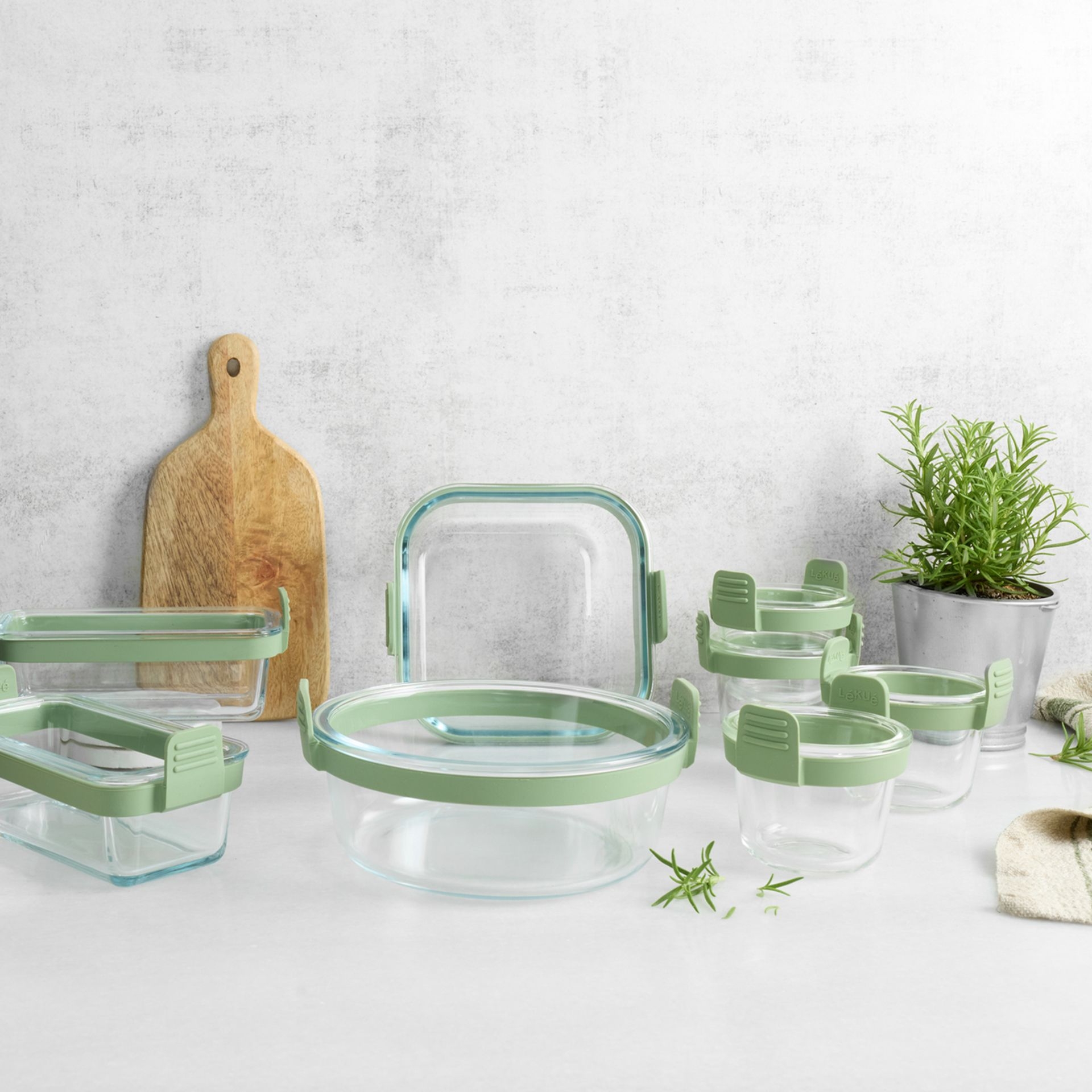 Lékué - Mini glasses for air fryer, set of 4