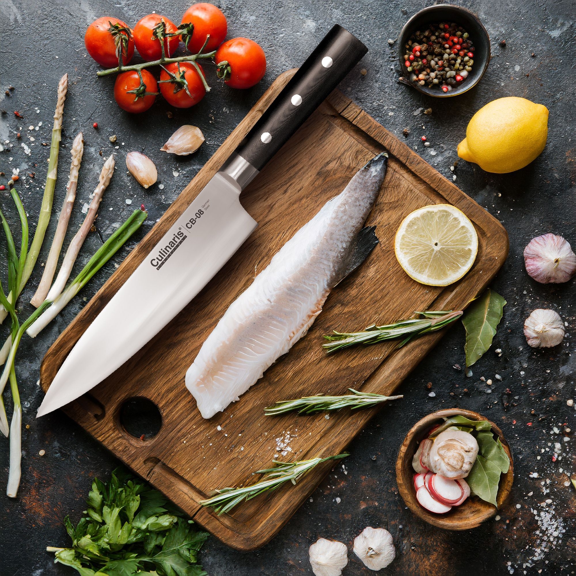 Kitchen knife set 6 pcs. + poultry shears POULET | Culinaris