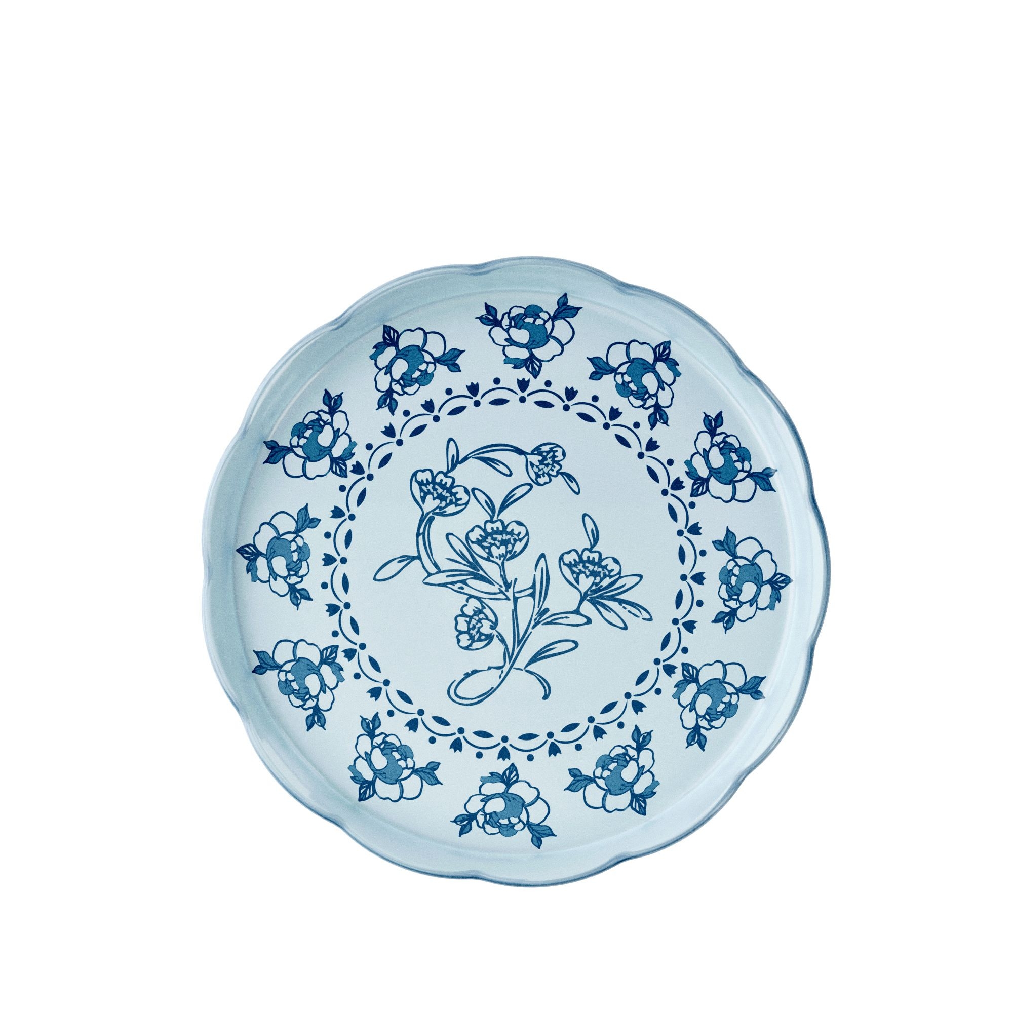 Guzzini - Round Tray small 'JOSEPHINE' - Dusty Light Blue