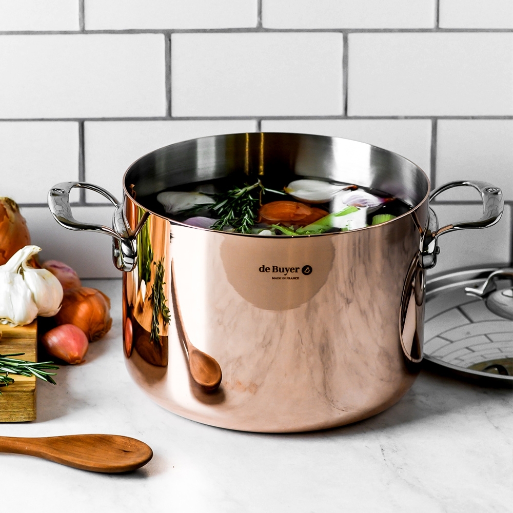 de Buyer - Copper High Stewpan 24 cm - Prima Matera de Buyer - Copper High Stewpan 24 cm - Prima Matera