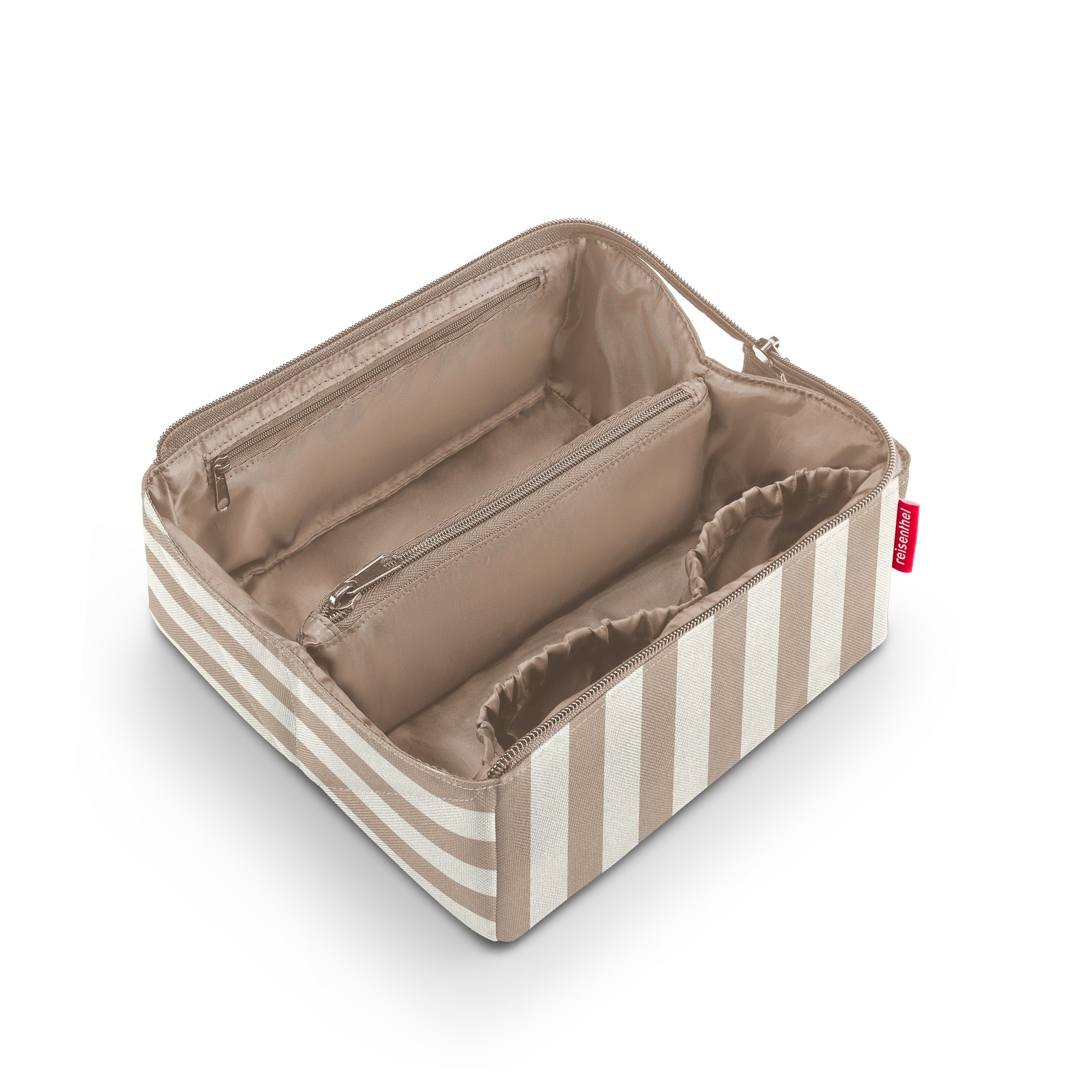 reisenthel - fold case - summerstripes coffee
