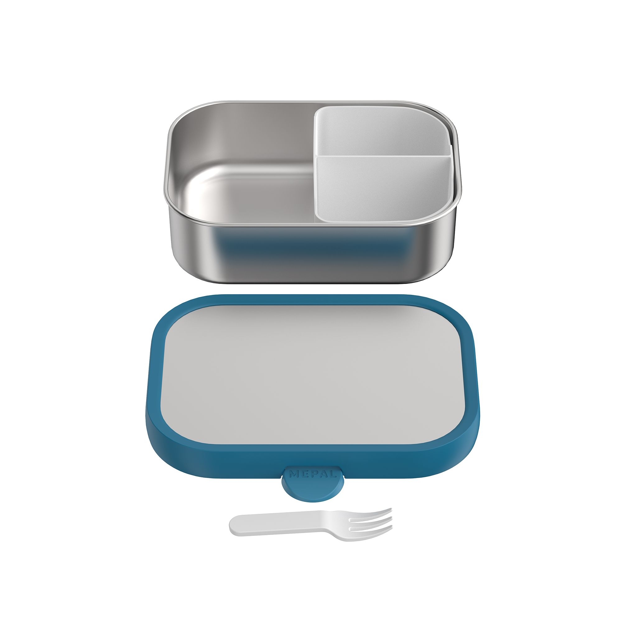 Mepal - Campus - Stainless Steel Lunchbox - cool blue