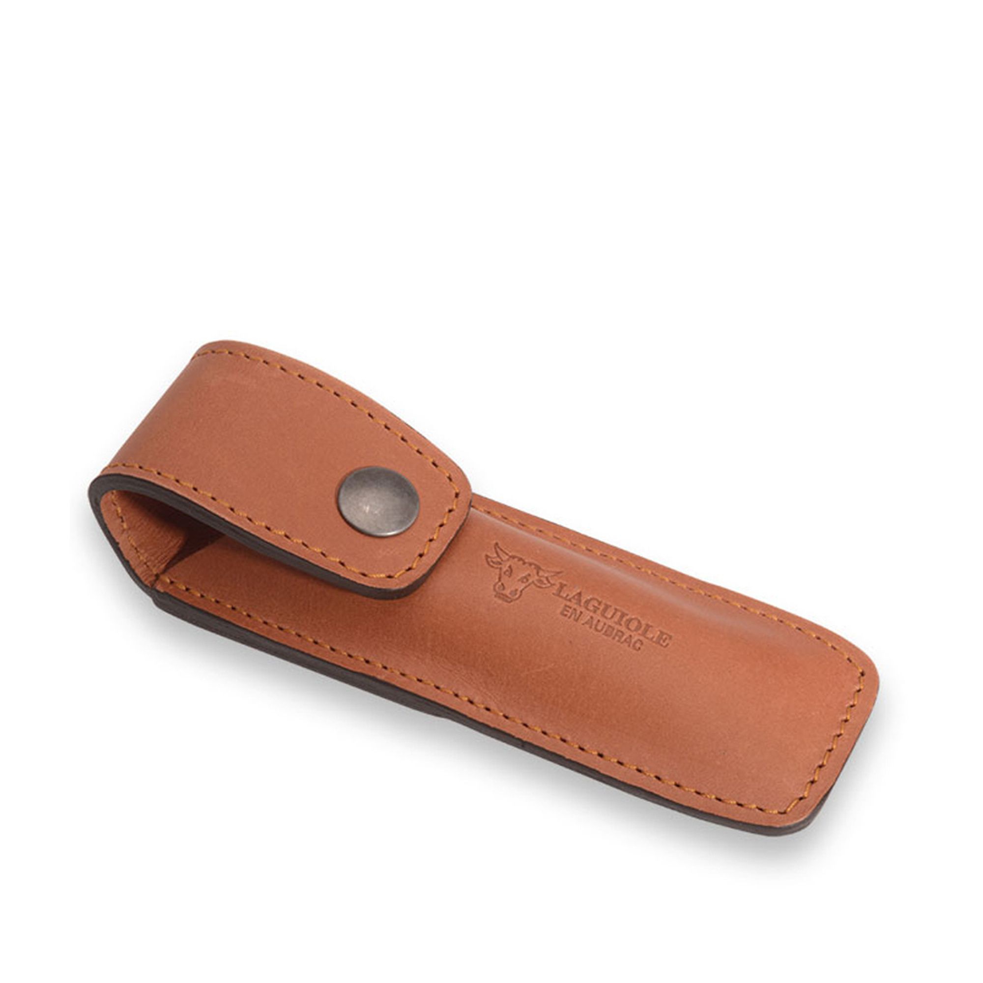 Laguiole - Leather case brown 13 cm