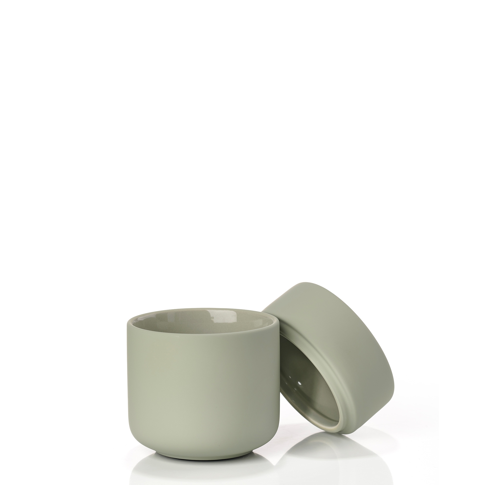 Zone - Ume Gefäß mit Deckel - Eucalyptus Green