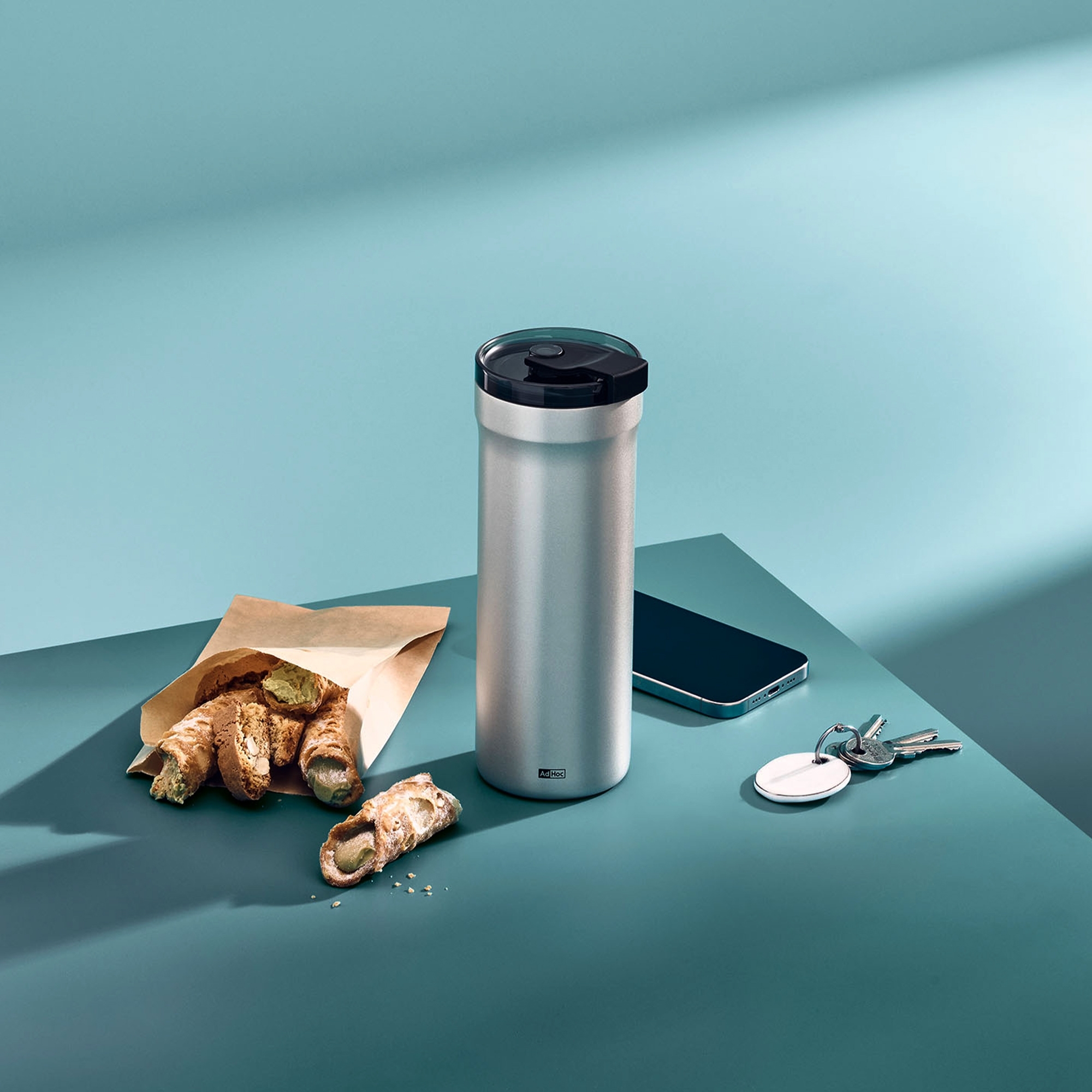 AdHoc - Pulse Thermal Mug | Light Grey