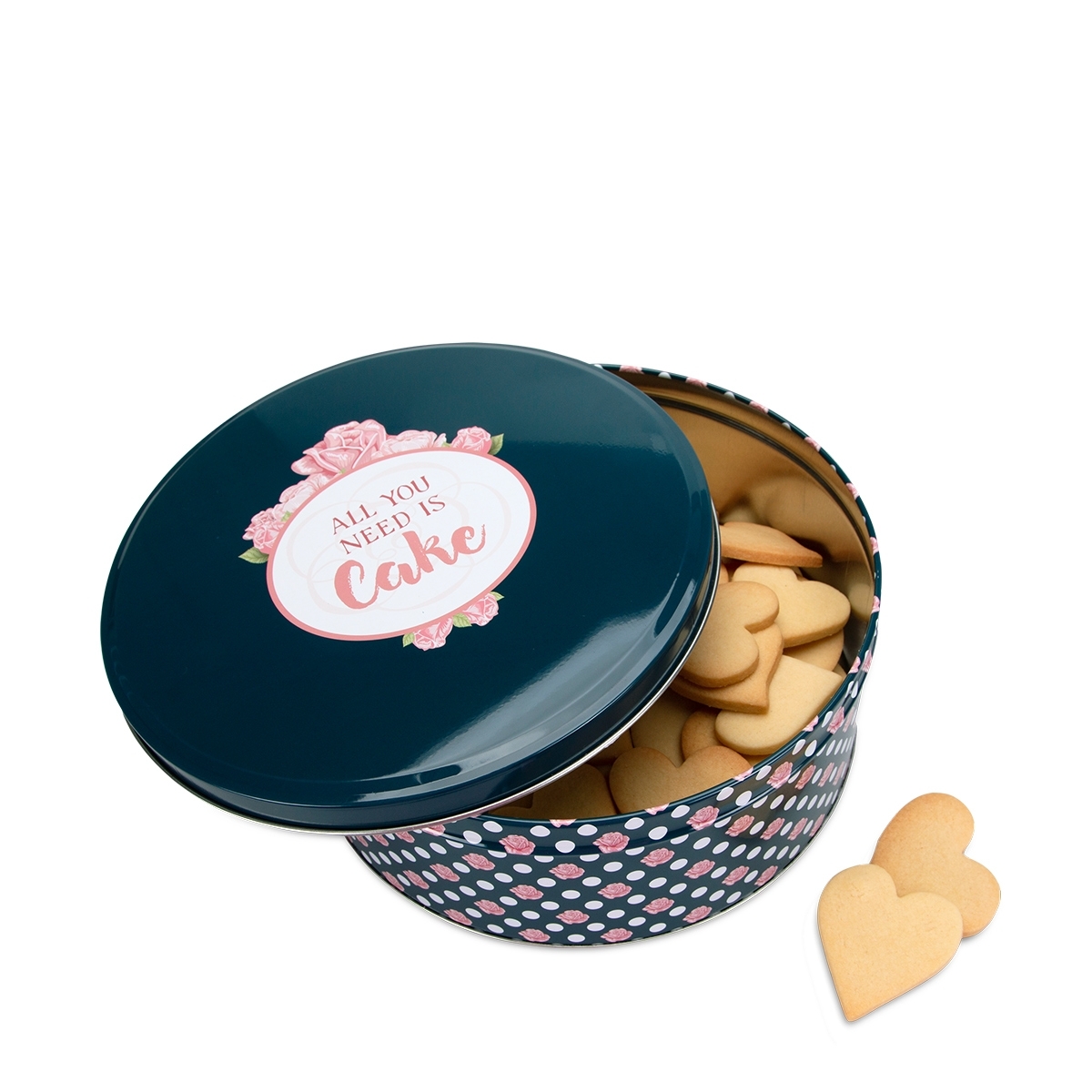 Städter - Plätzchendose - All you need is Cake  - Bunt - verschiedene Größen und Formen