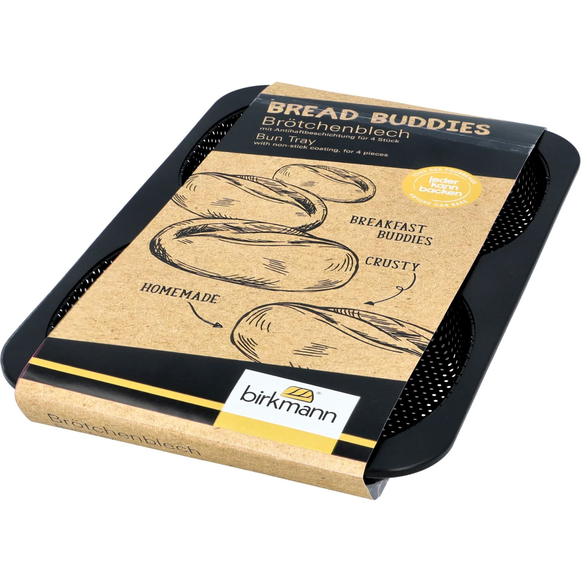 Birkmann - Bread Buddies - Bread roll tray for 4 rolls
