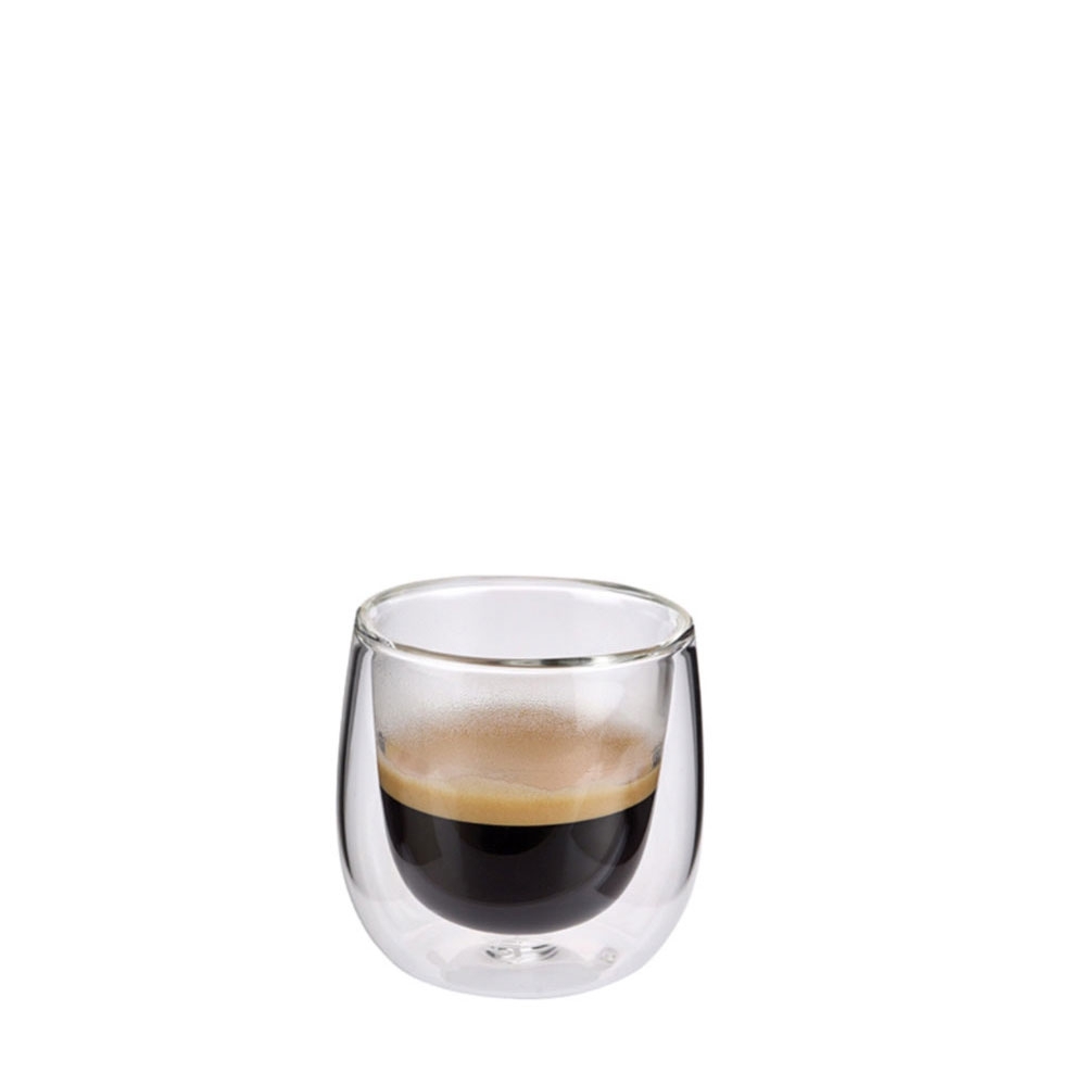 cilio - Double-walled coffee glasses VERONA - single
