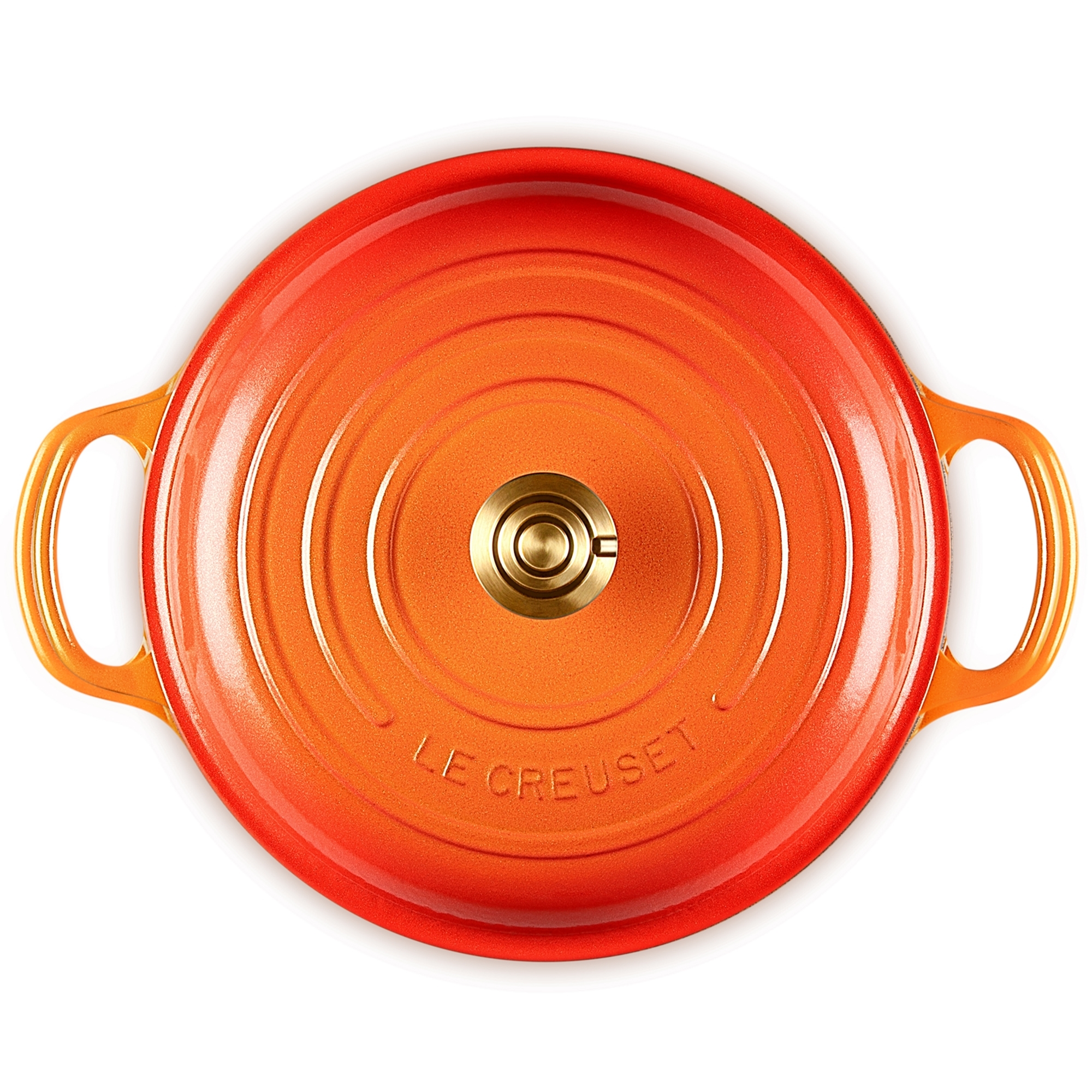 Le Creuset - Signature Buffet Casserole 30 cm - FLAMME DORÉE Le Creuset - Signature Buffet Casserole 30 cm - FLAMME DORÉE
