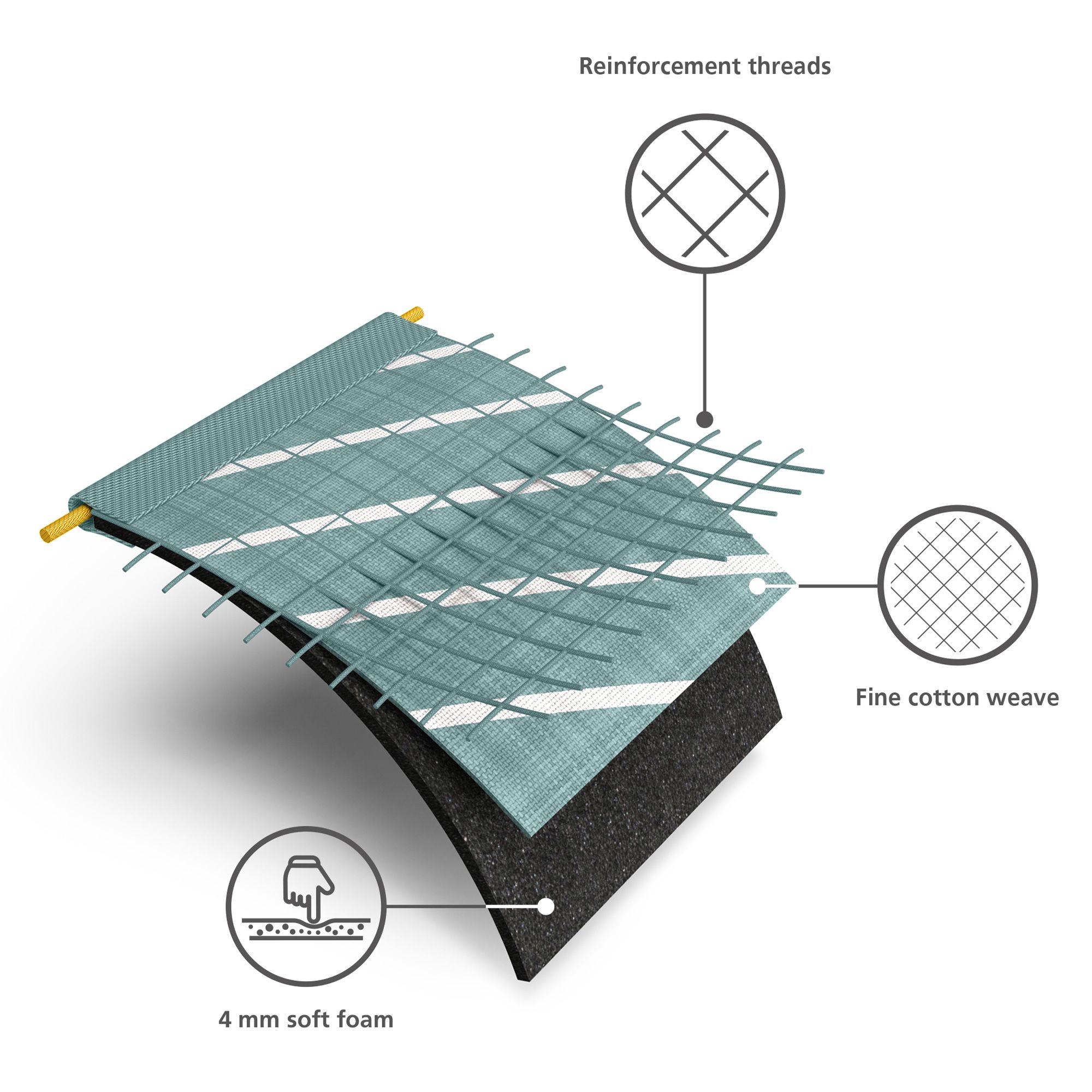 Joseph Joseph - Flexa™ Bügeltischbezug Easy-fit - Linear Grey - 135 cm Joseph Joseph - Flexa™ Bügeltischbezug Easy-fit - Linear Grey - 135 cm